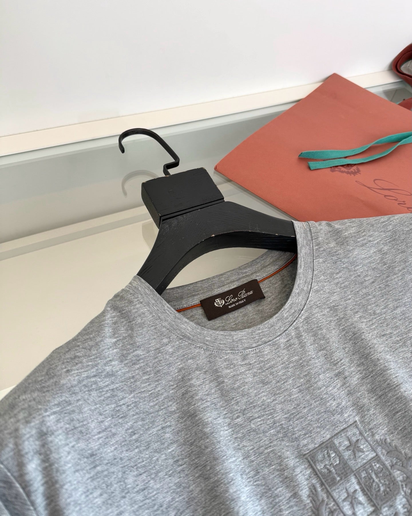 Black, Blue, Grey and White T-Shirt - FashionHype.xyz