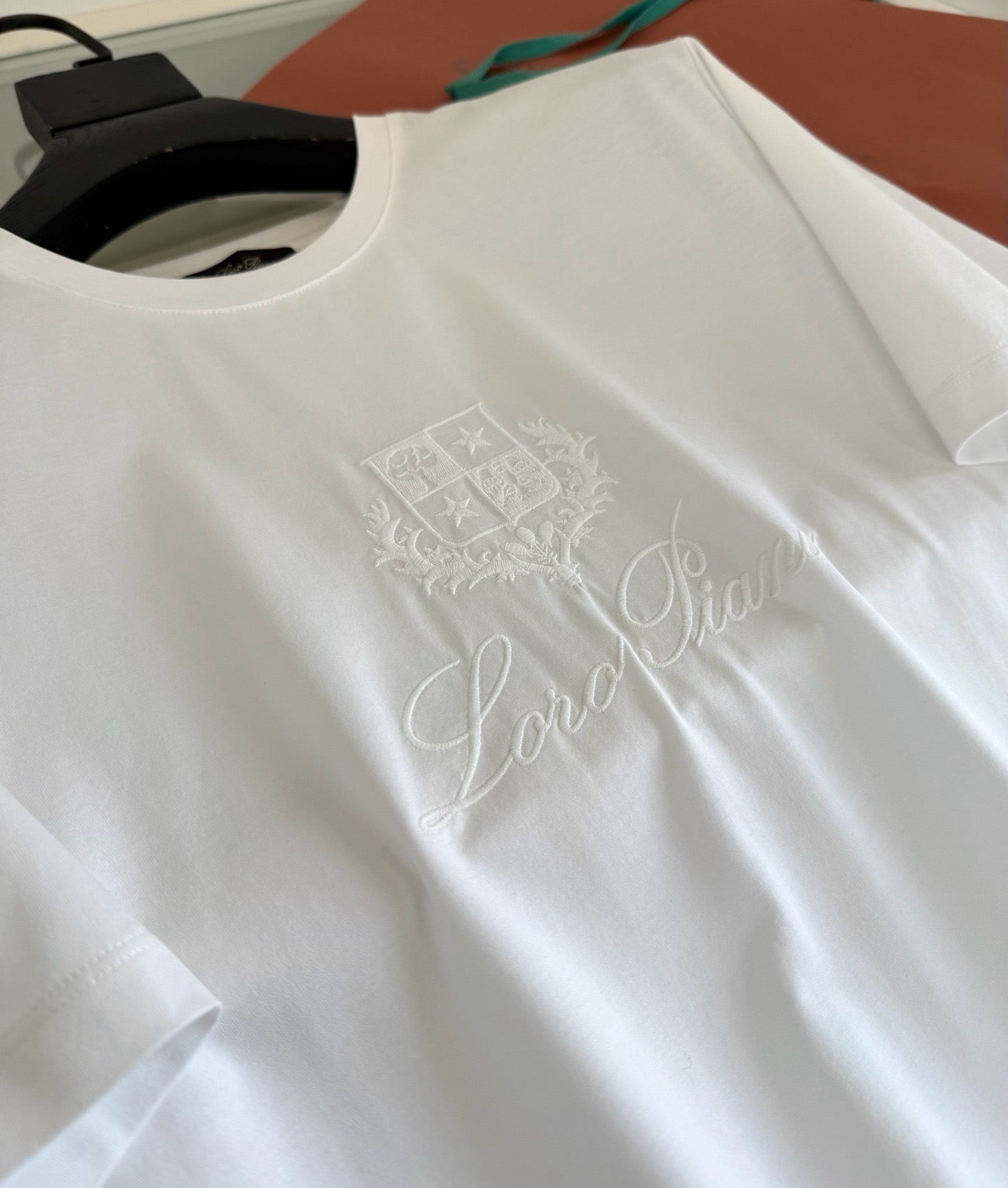 Black, Blue, Grey and White T-Shirt - FashionHype.xyz