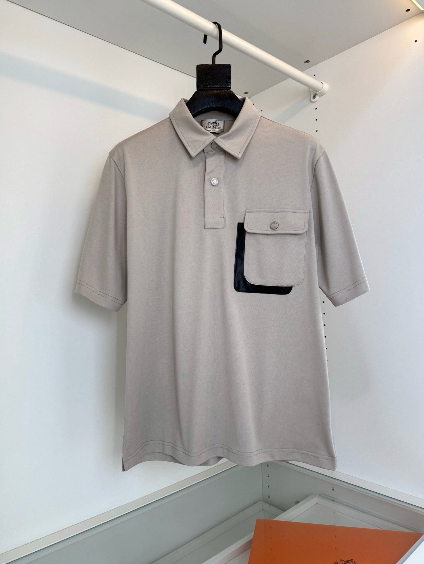 Black, Grey and dark grey Polo - FashionHype.xyz