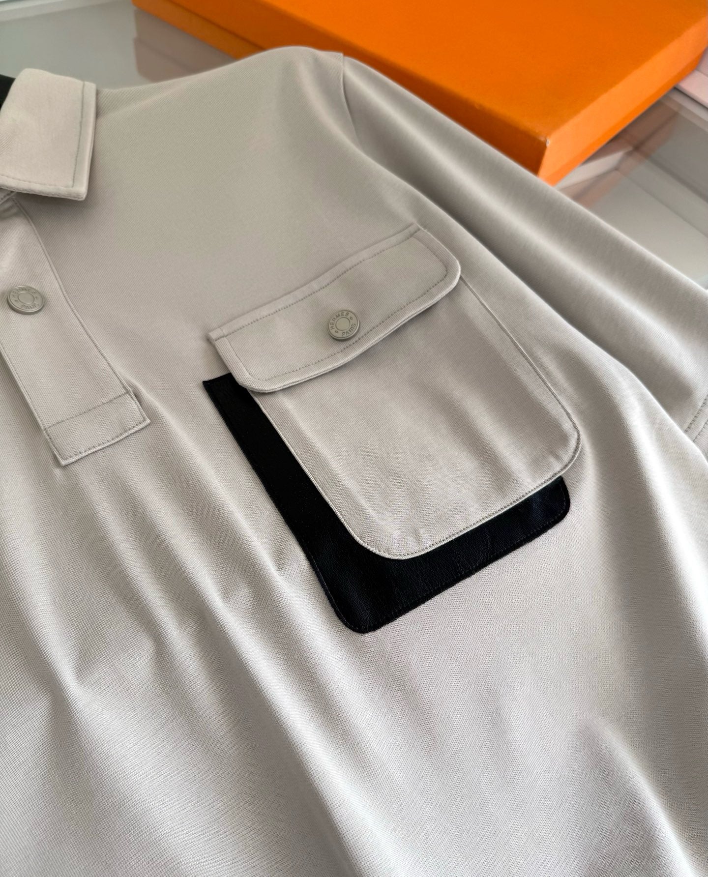 Black, Grey and dark grey Polo - FashionHype.xyz