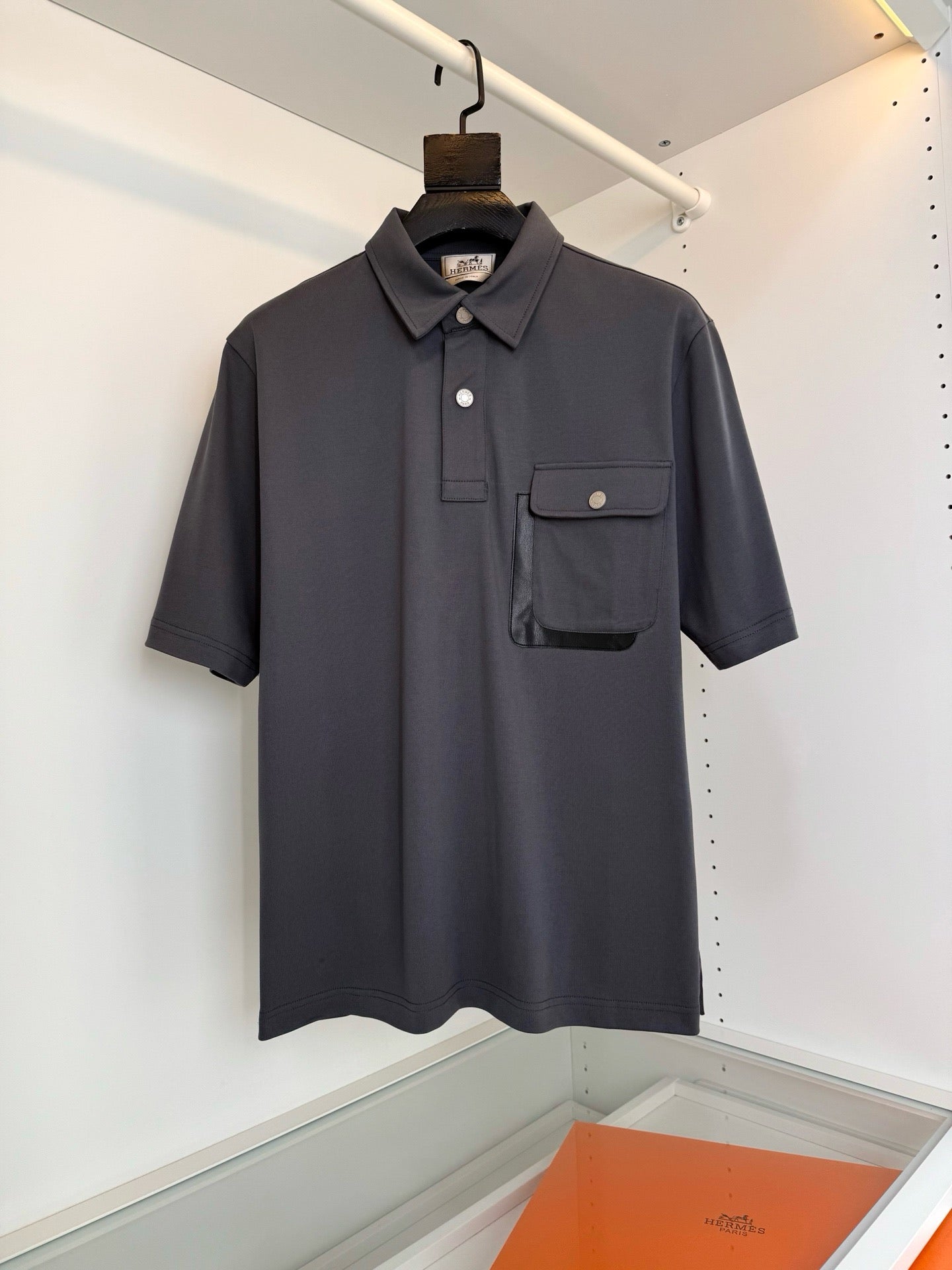 Black, Grey and dark grey Polo - FashionHype.xyz