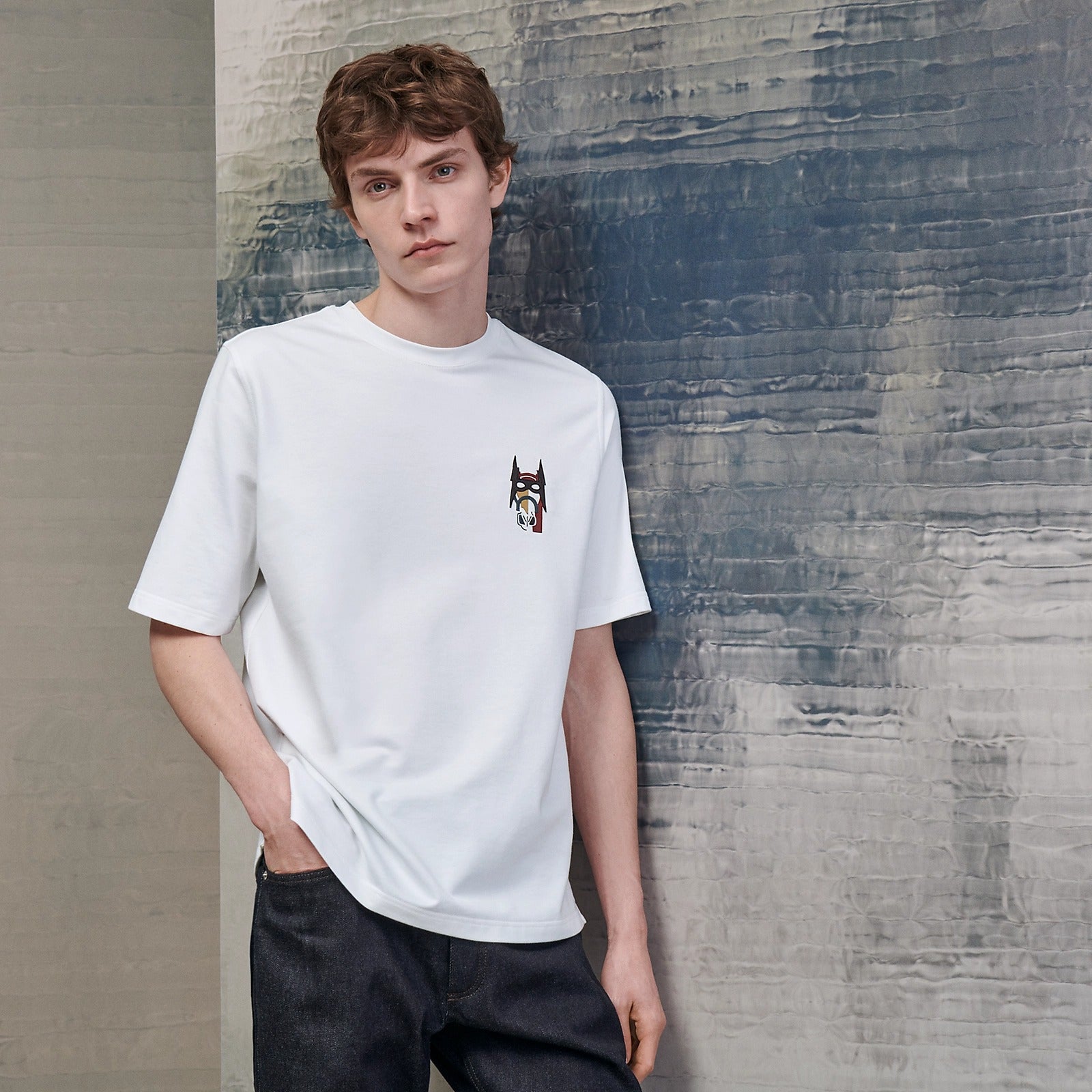 Black, White and Light blue T-Shirt - FashionHype.xyz