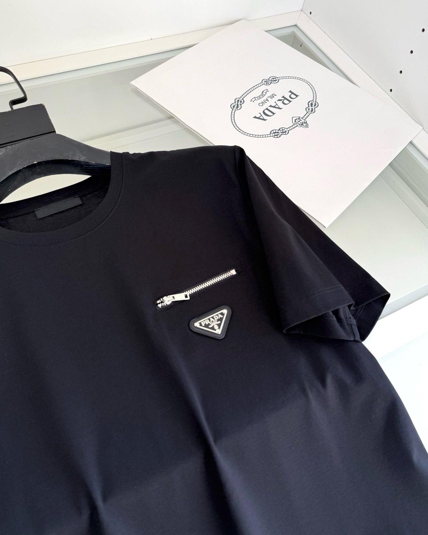 White and Black T-Shirt - FashionHype.xyz