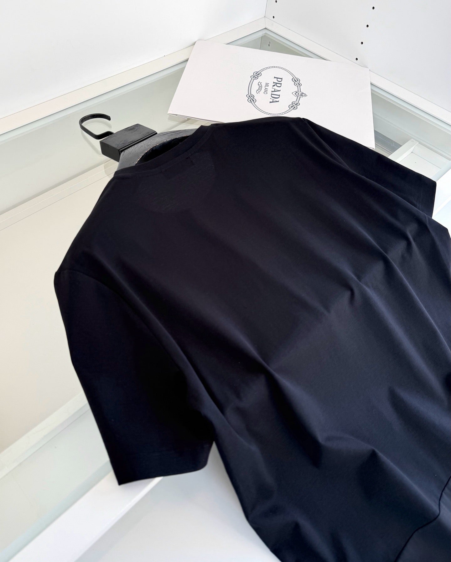 White and Black T-Shirt - FashionHype.xyz