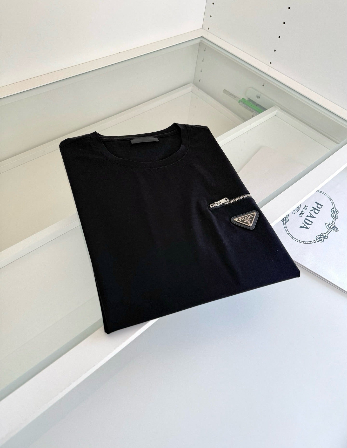White and Black T-Shirt - FashionHype.xyz