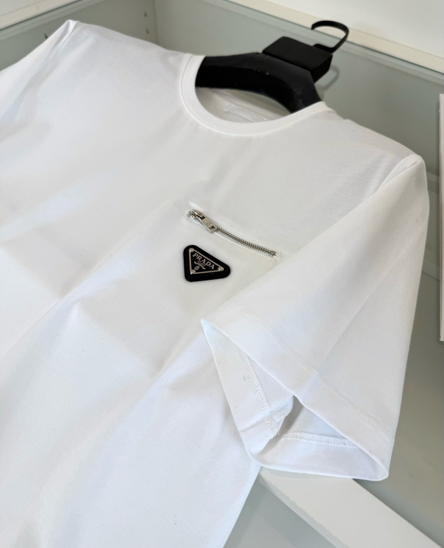White and Black T-Shirt - FashionHype.xyz