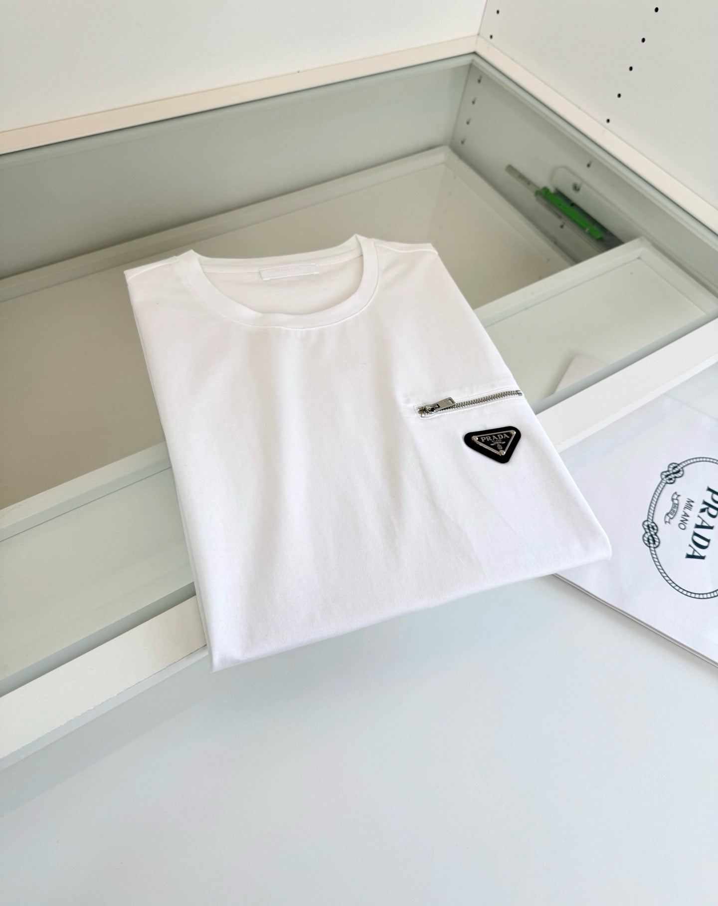 White and Black T-Shirt - FashionHype.xyz