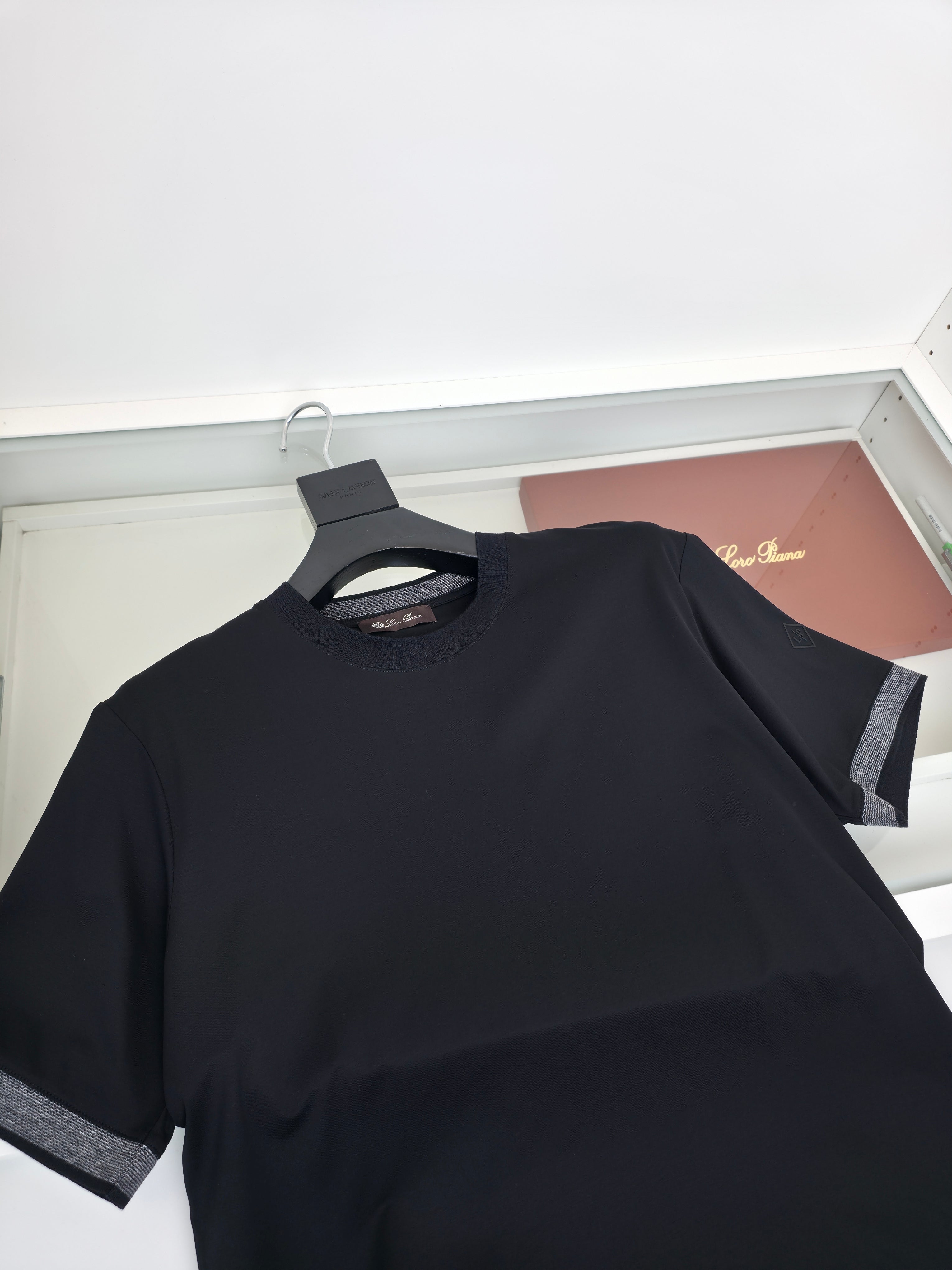 Deep Blue, Black and Navy blue T-Shirt - FashionHype.xyz