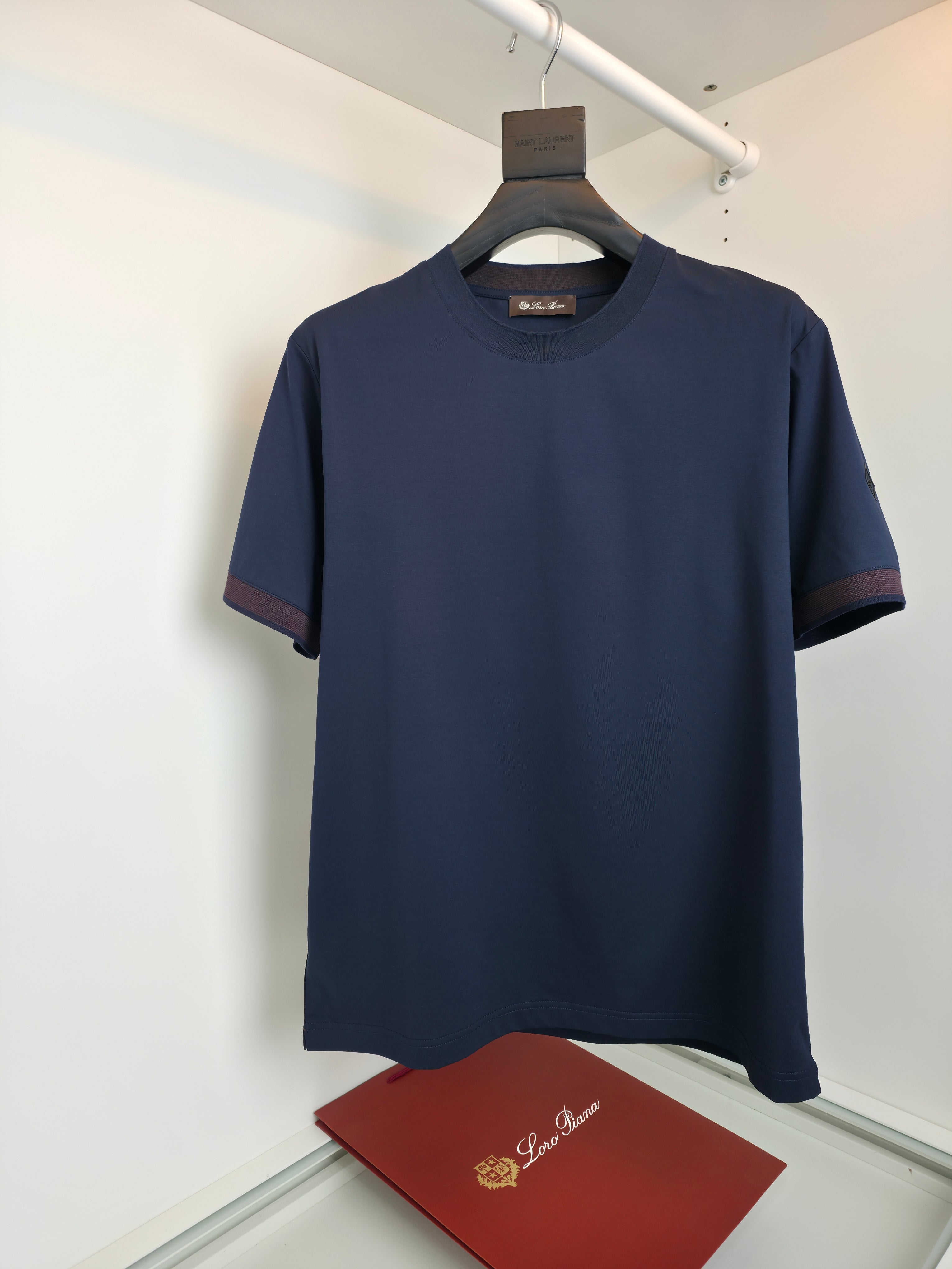 Deep Blue, Black and Navy blue T-Shirt - FashionHype.xyz