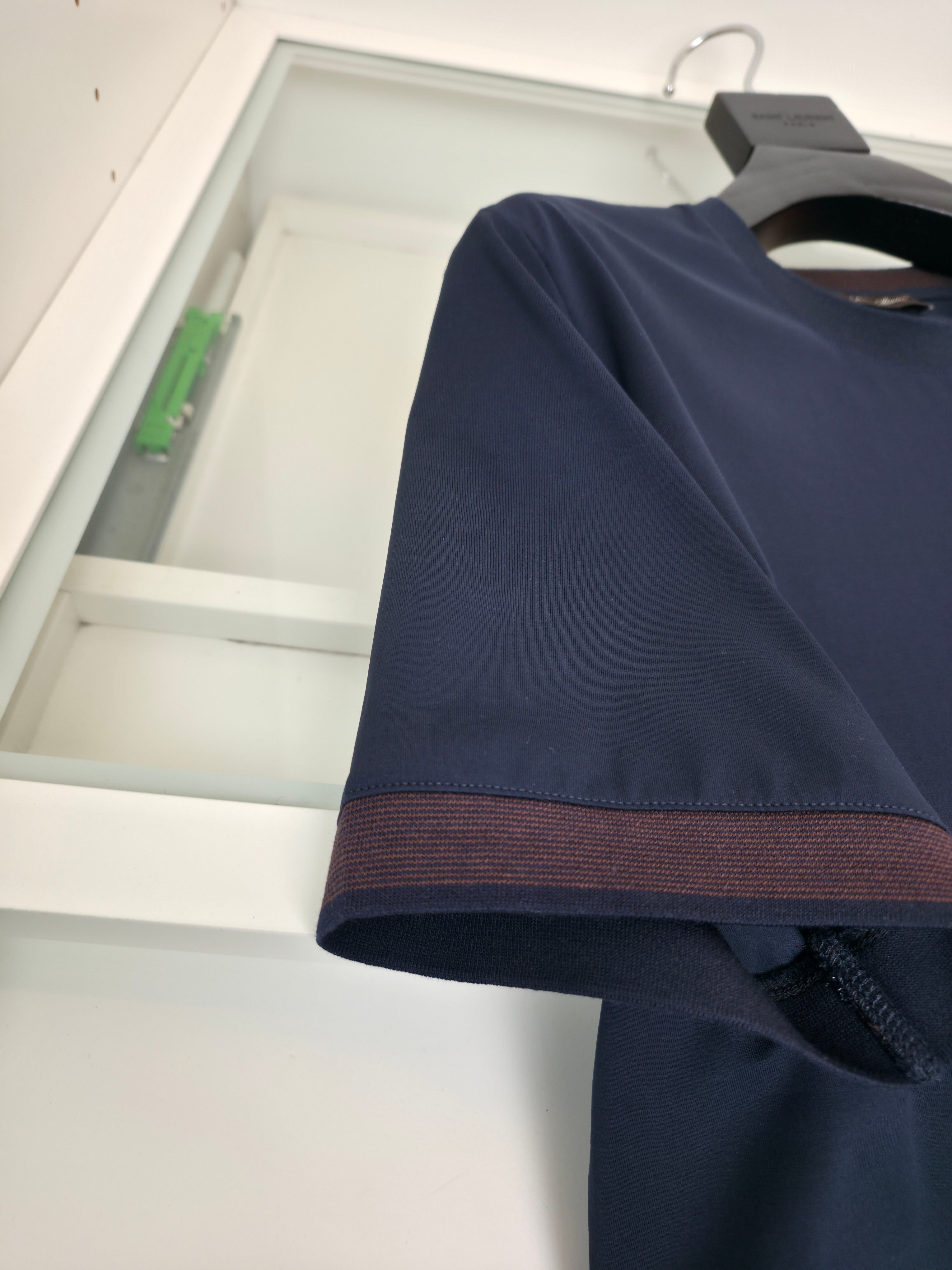 Deep Blue, Black and Navy blue T-Shirt - FashionHype.xyz