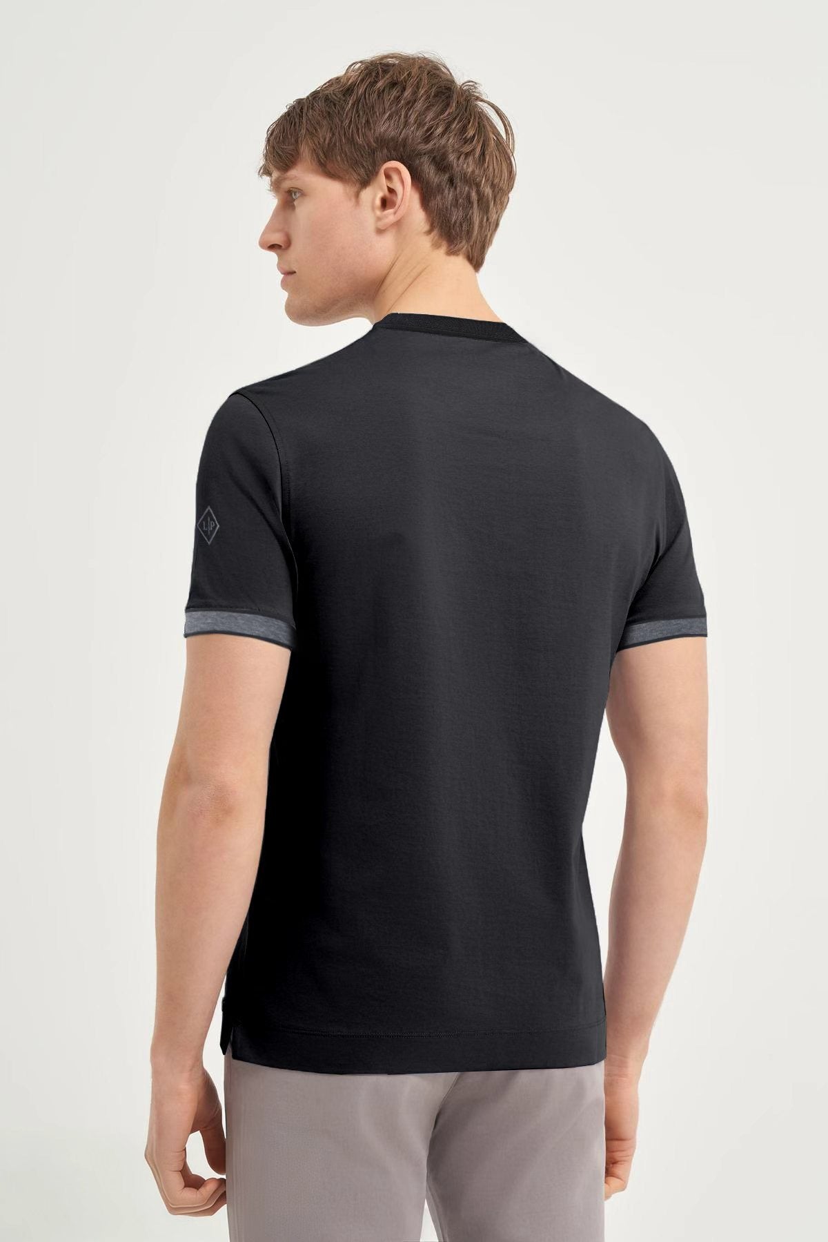 Deep Blue, Black and Navy blue T-Shirt - FashionHype.xyz