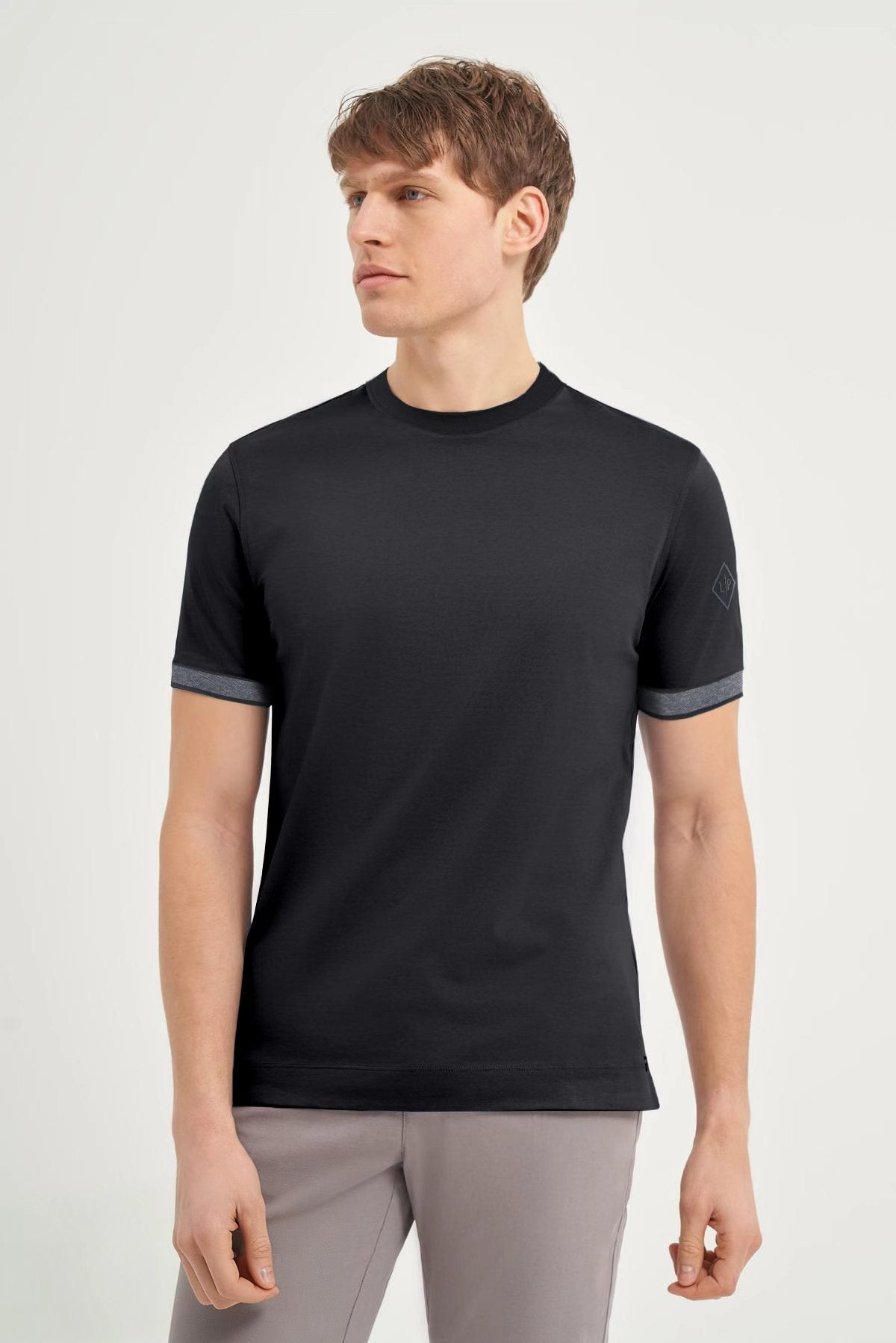 Deep Blue, Black and Navy blue T-Shirt - FashionHype.xyz