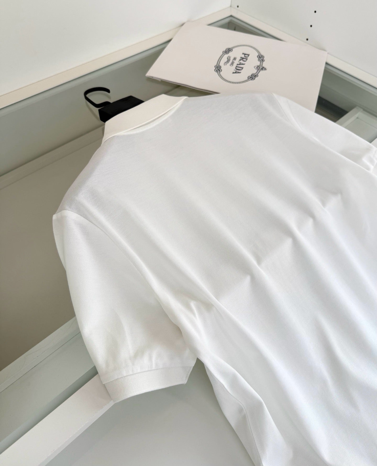 Black, White and Blue Polo - FashionHype.xyz