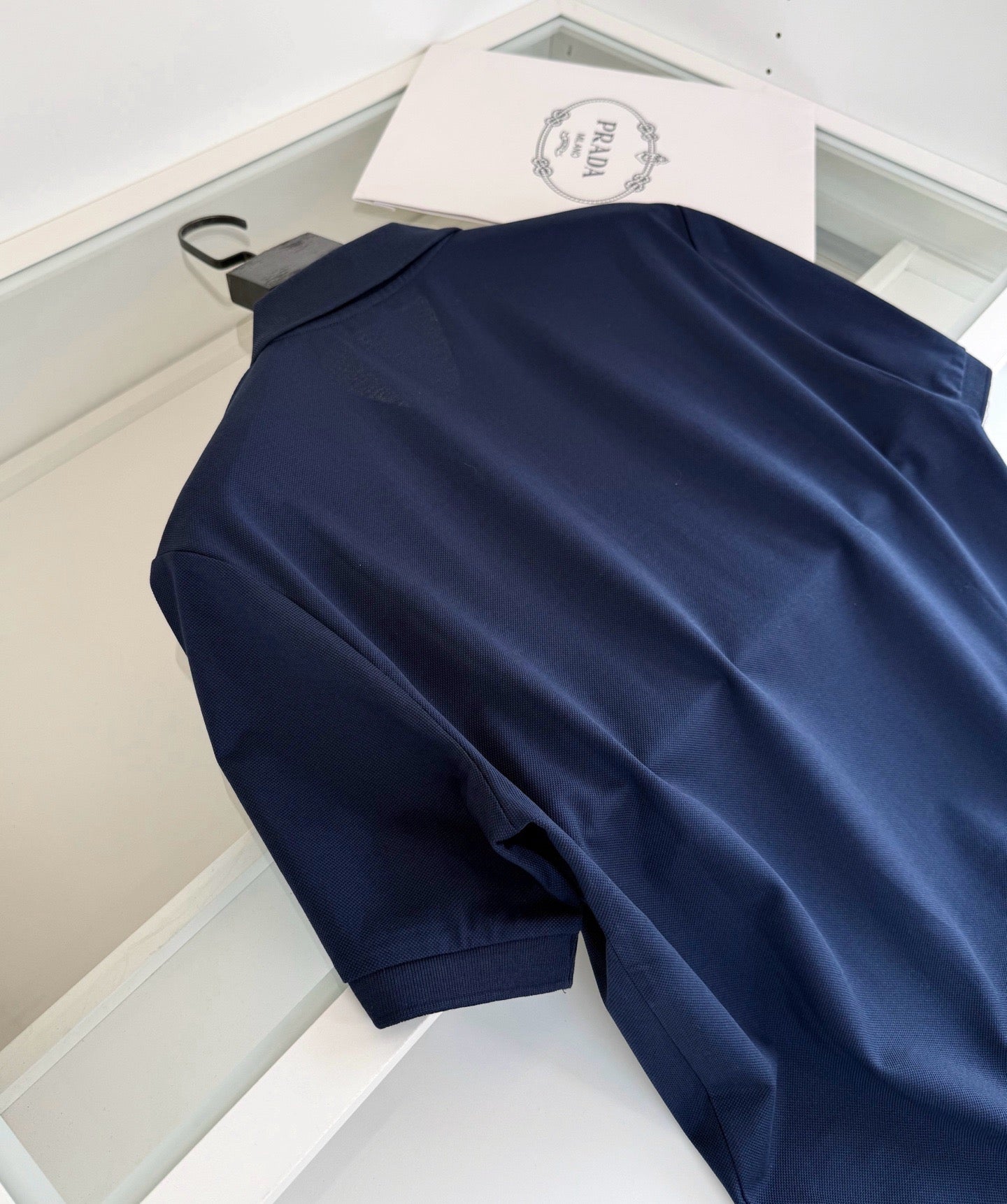 Black, White and Blue Polo - FashionHype.xyz