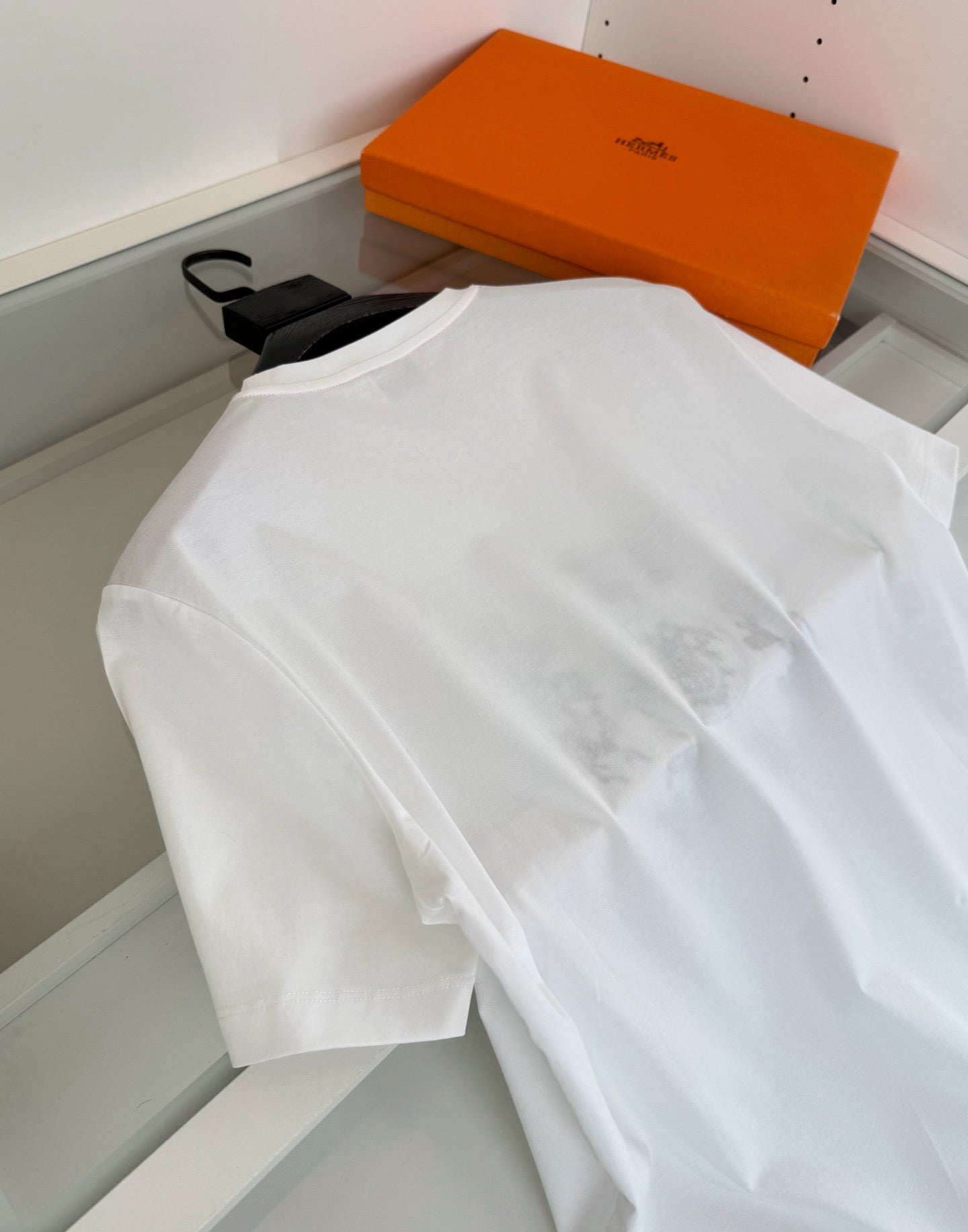 White and Black T-Shirt - FashionHype.xyz