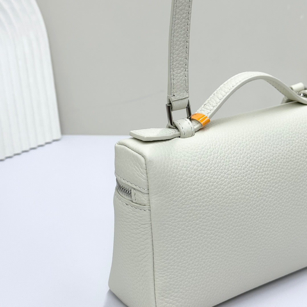 Pink, White, Off-white and Black Bag