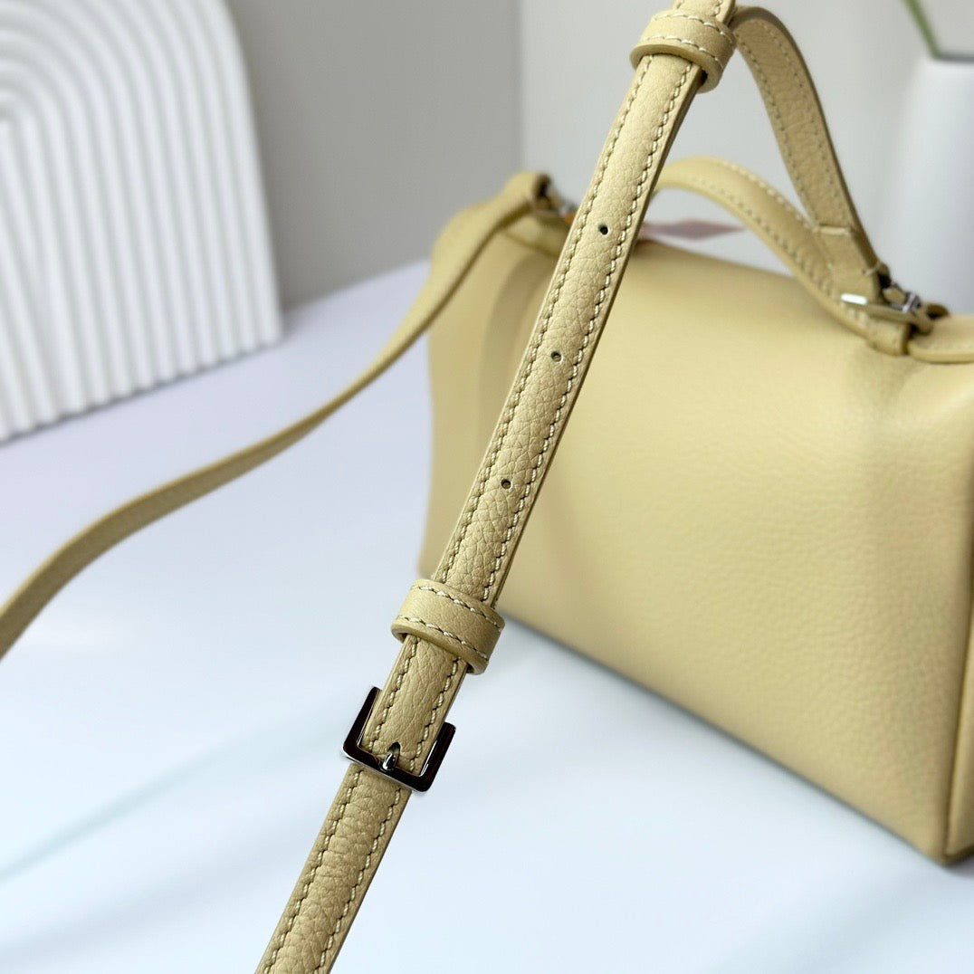 Pink, White, Off-white and Black Bag