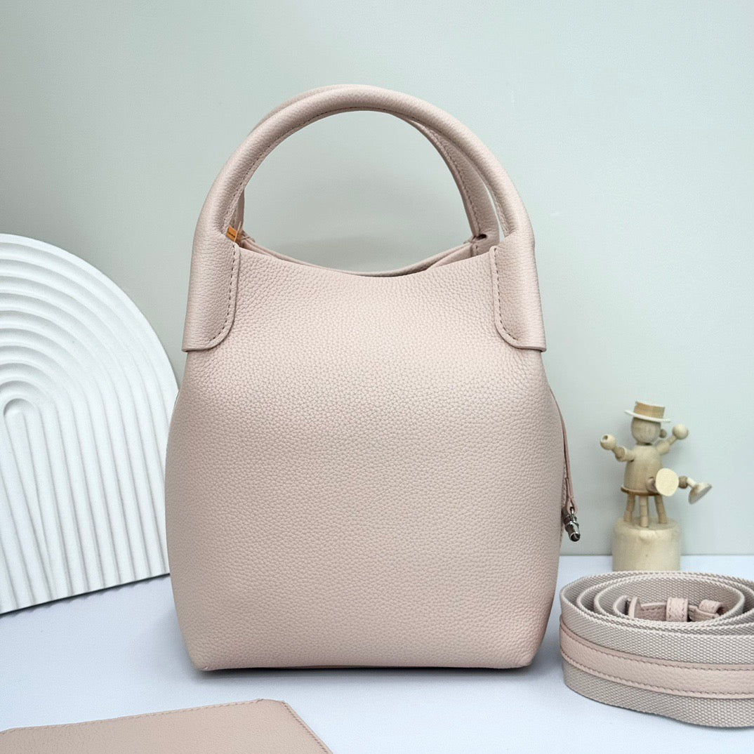 Light pink and Grey Bag