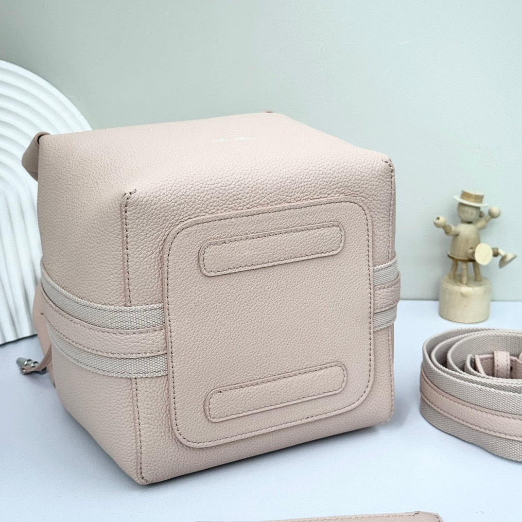 Light pink and Grey Bag