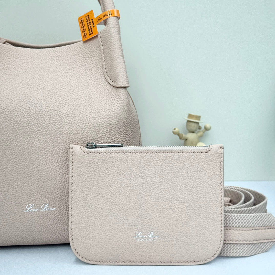Light pink and Grey Bag