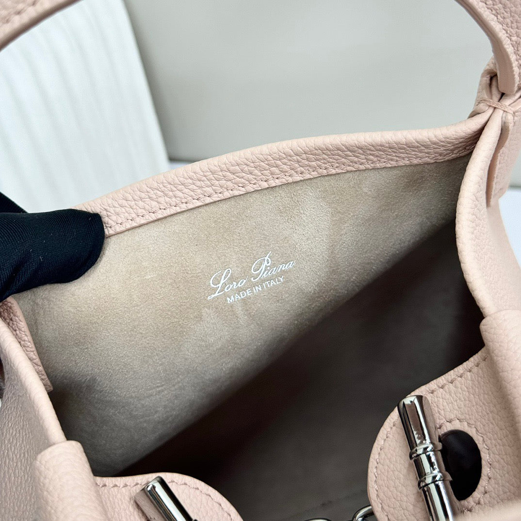 Light pink and Grey Bag