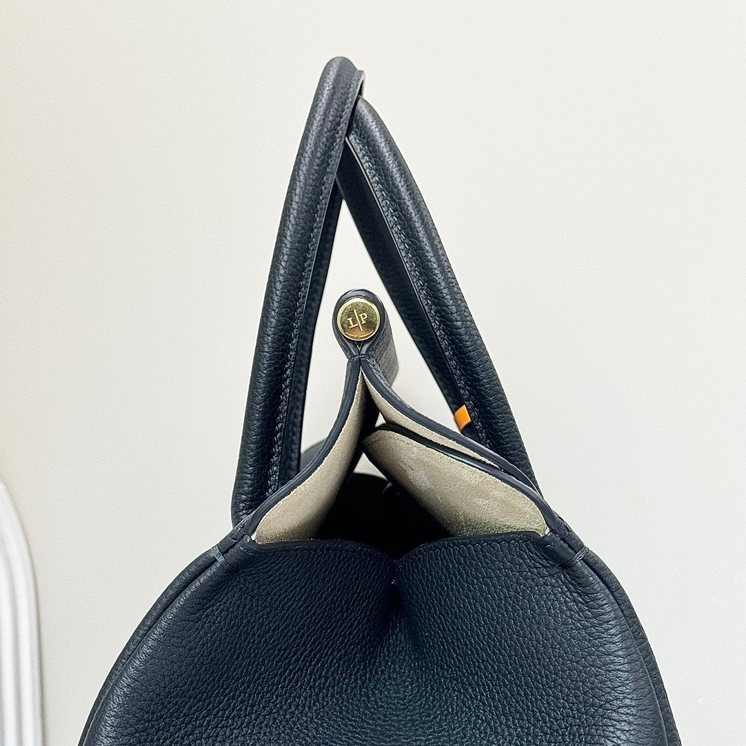 Black and Off-white Bag