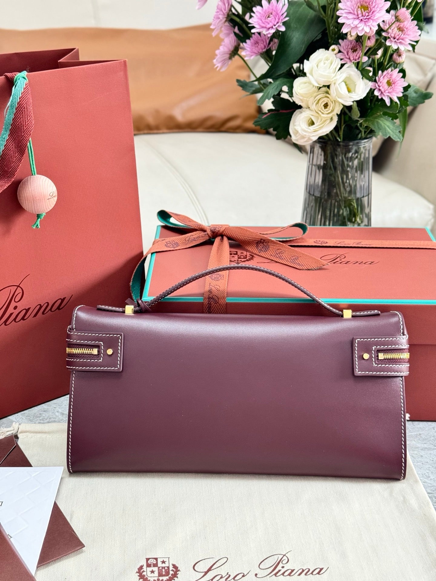 Red brown Bag