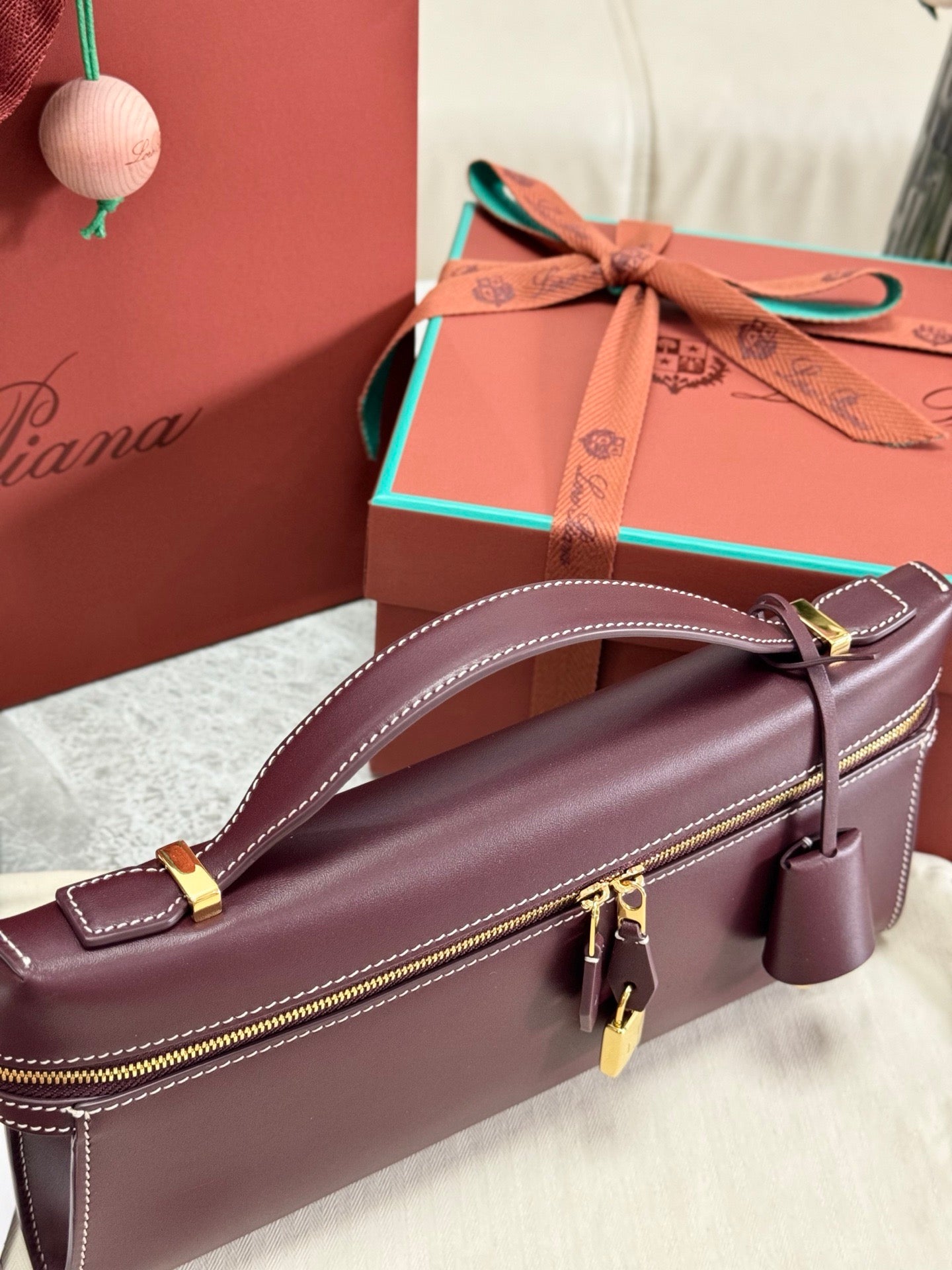Red brown Bag