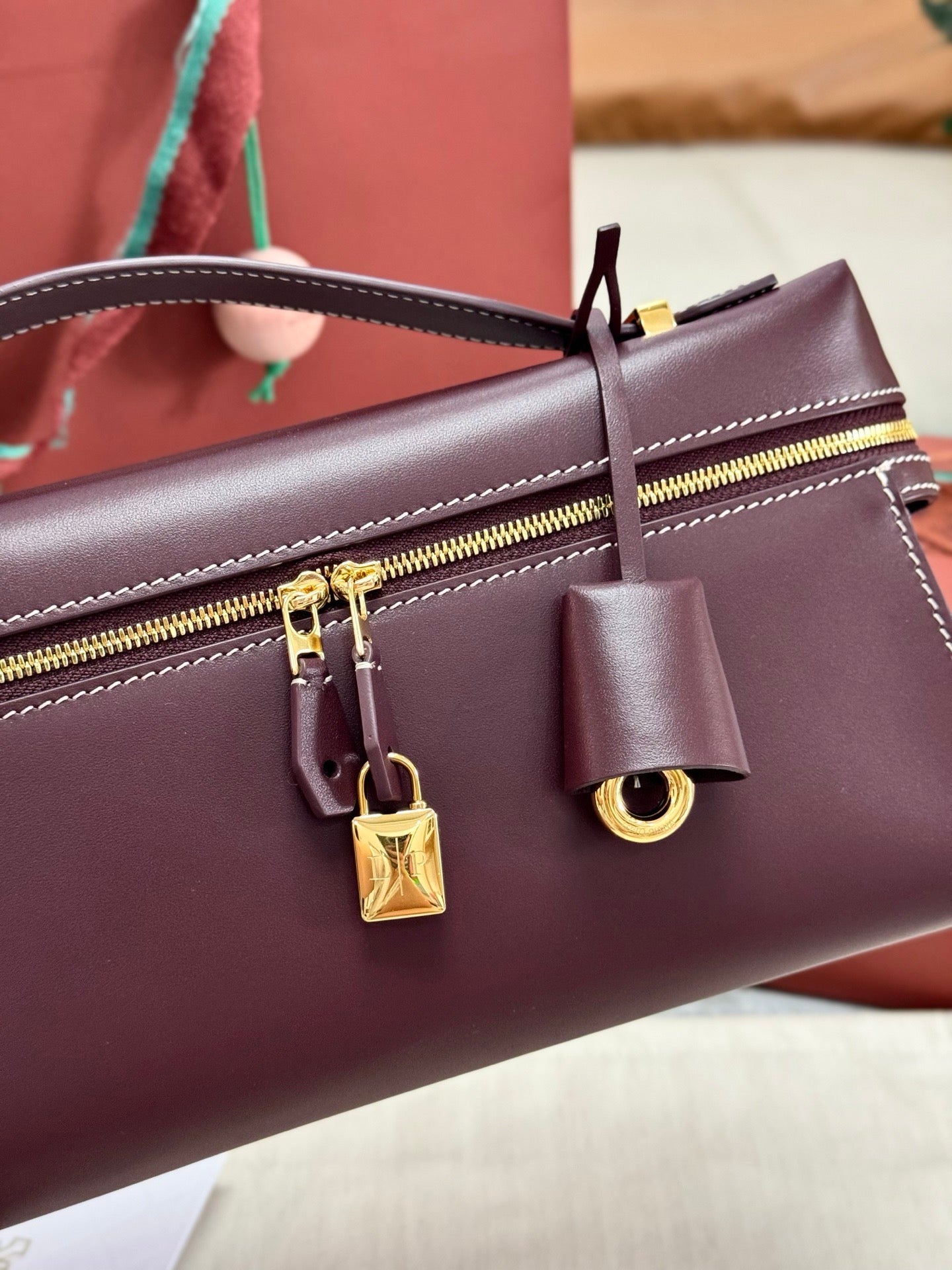 Red brown Bag