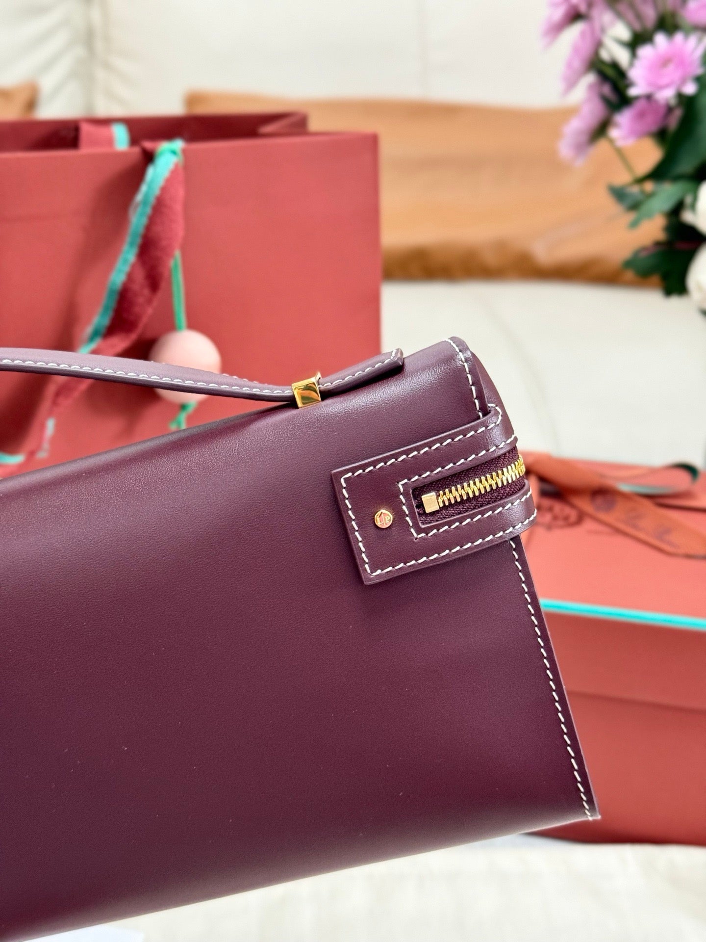 Red brown Bag