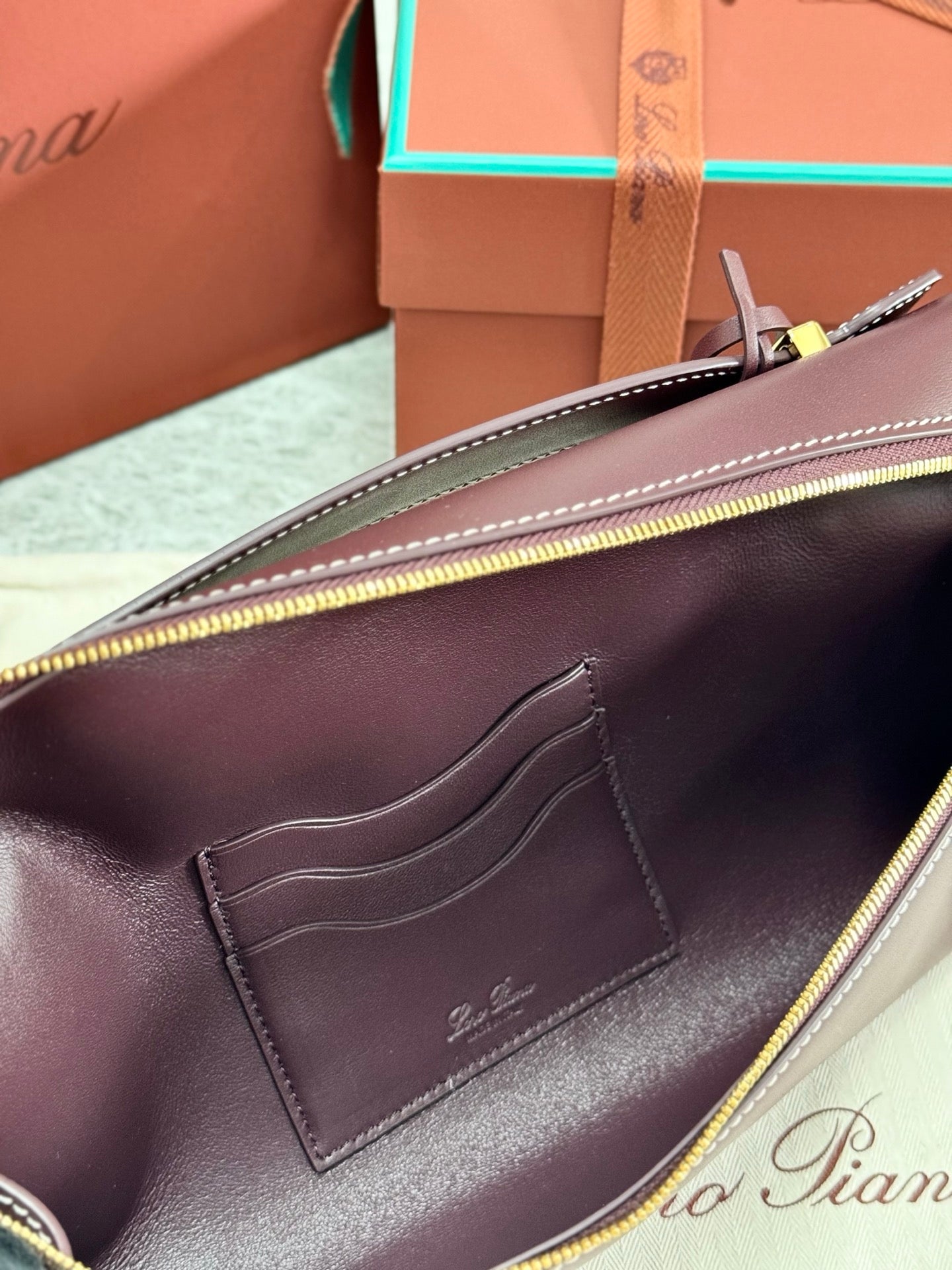 Red brown Bag
