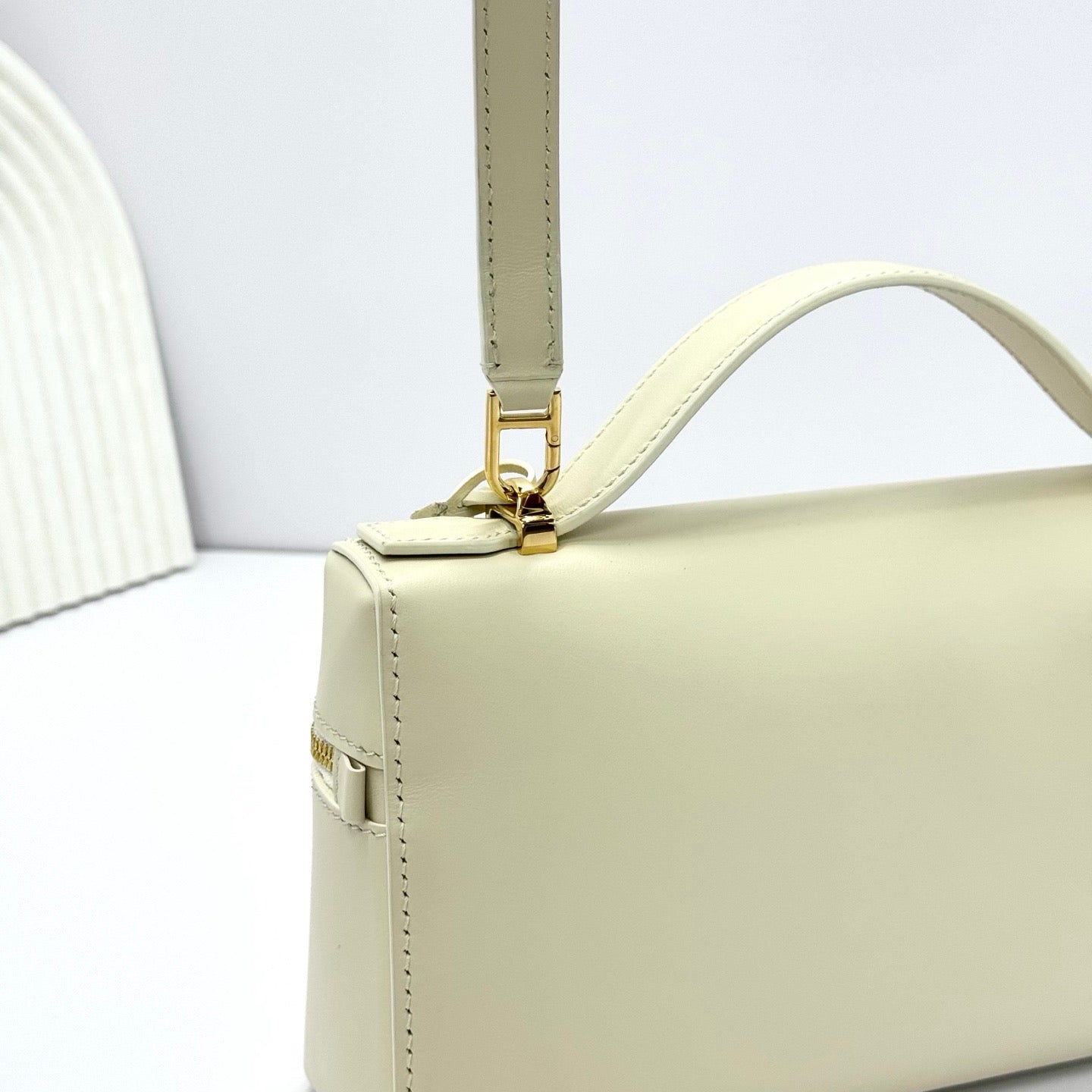 Cream, Beige and Black Bag