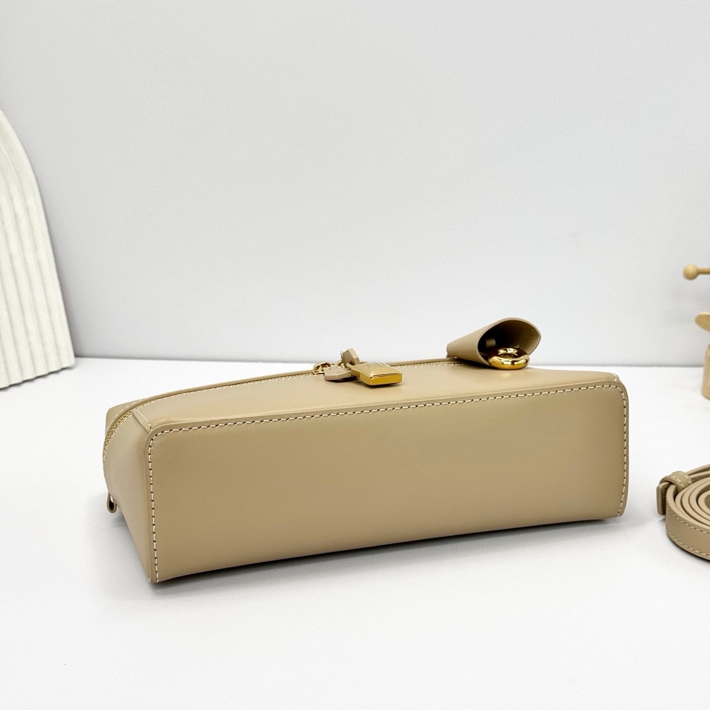 Cream, Beige and Black Bag