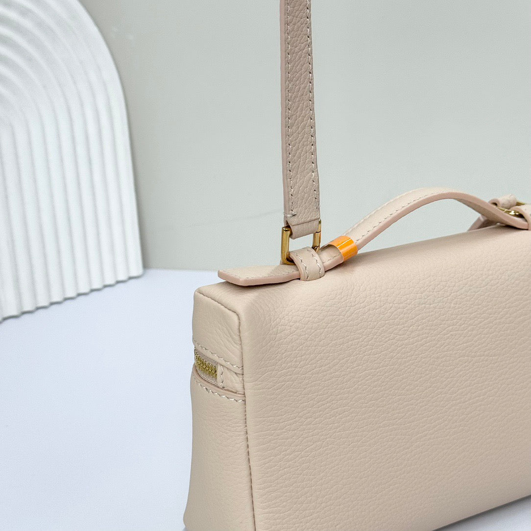 Light beige and Taupe Bag