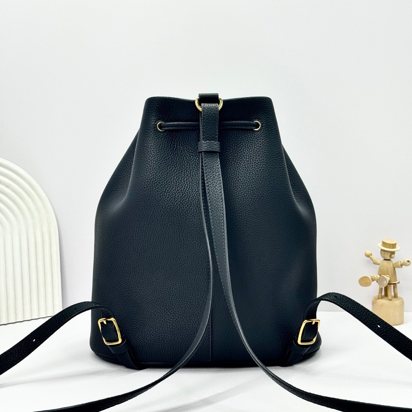 Beige, Black and Brown Bag