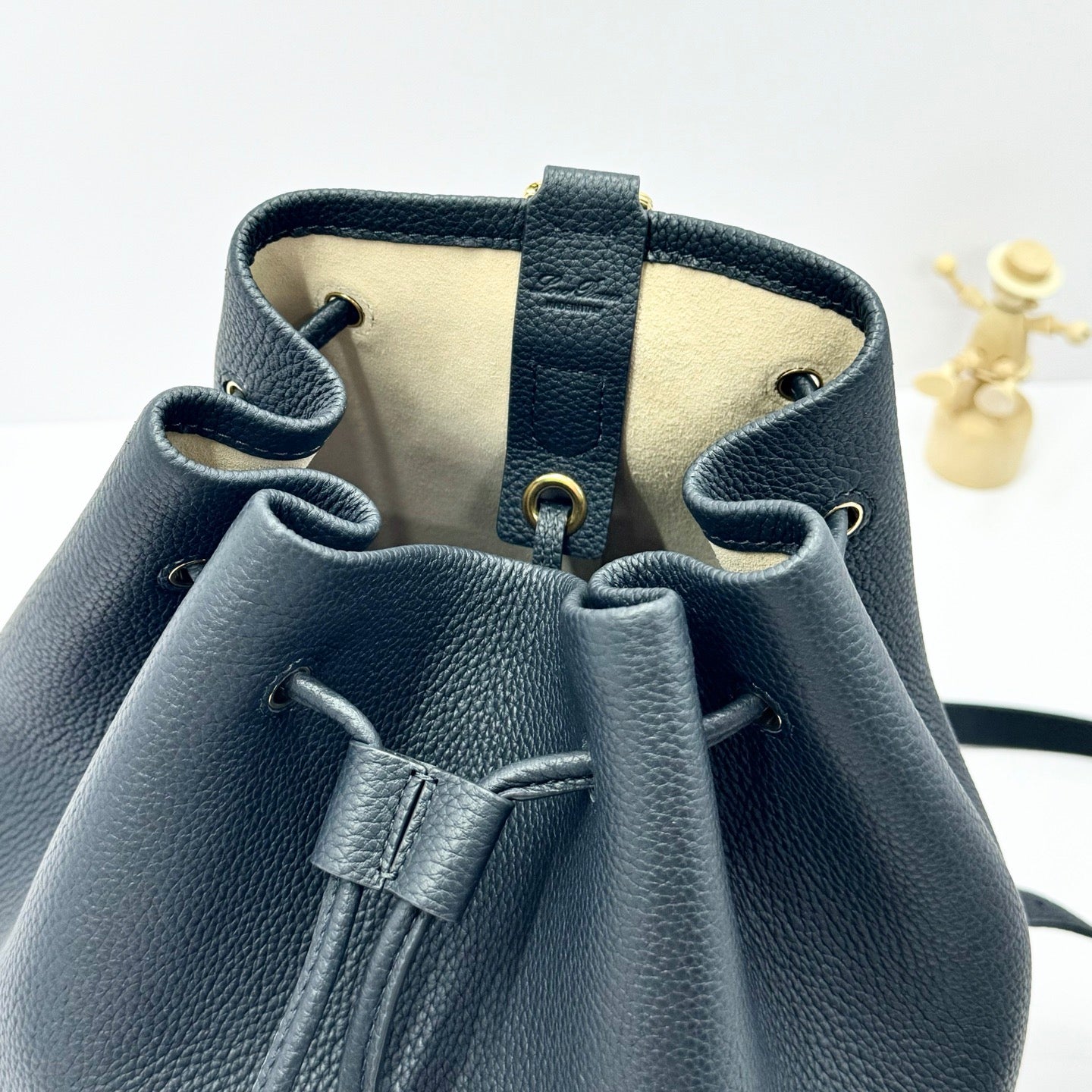 Beige, Black and Brown Bag