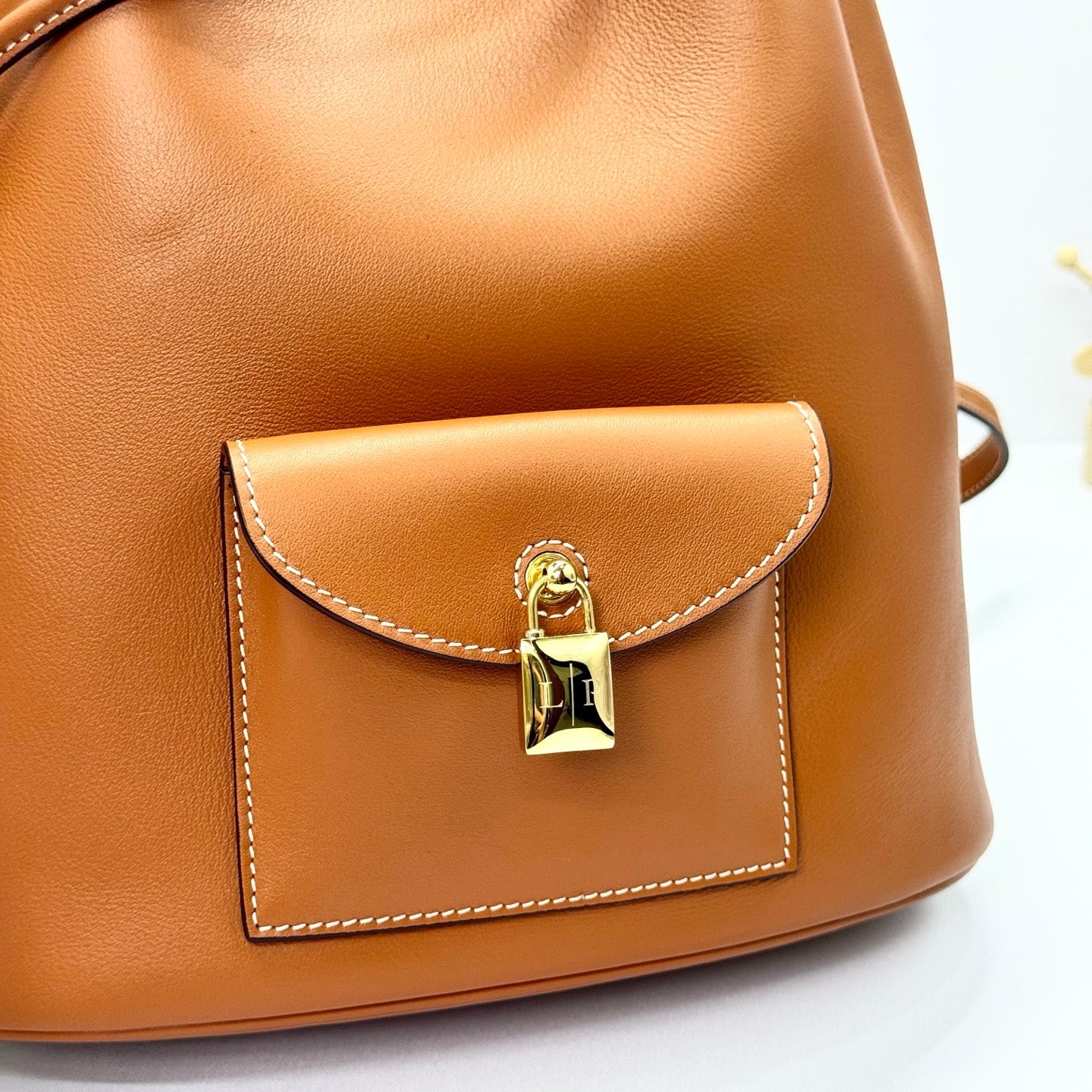Beige, Black and Brown Bag