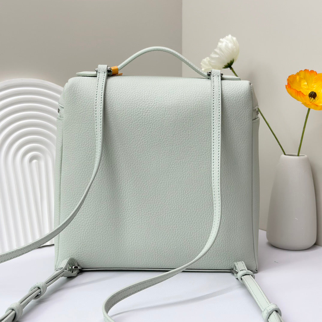 Off-white, Light sky blue and Blue Bag