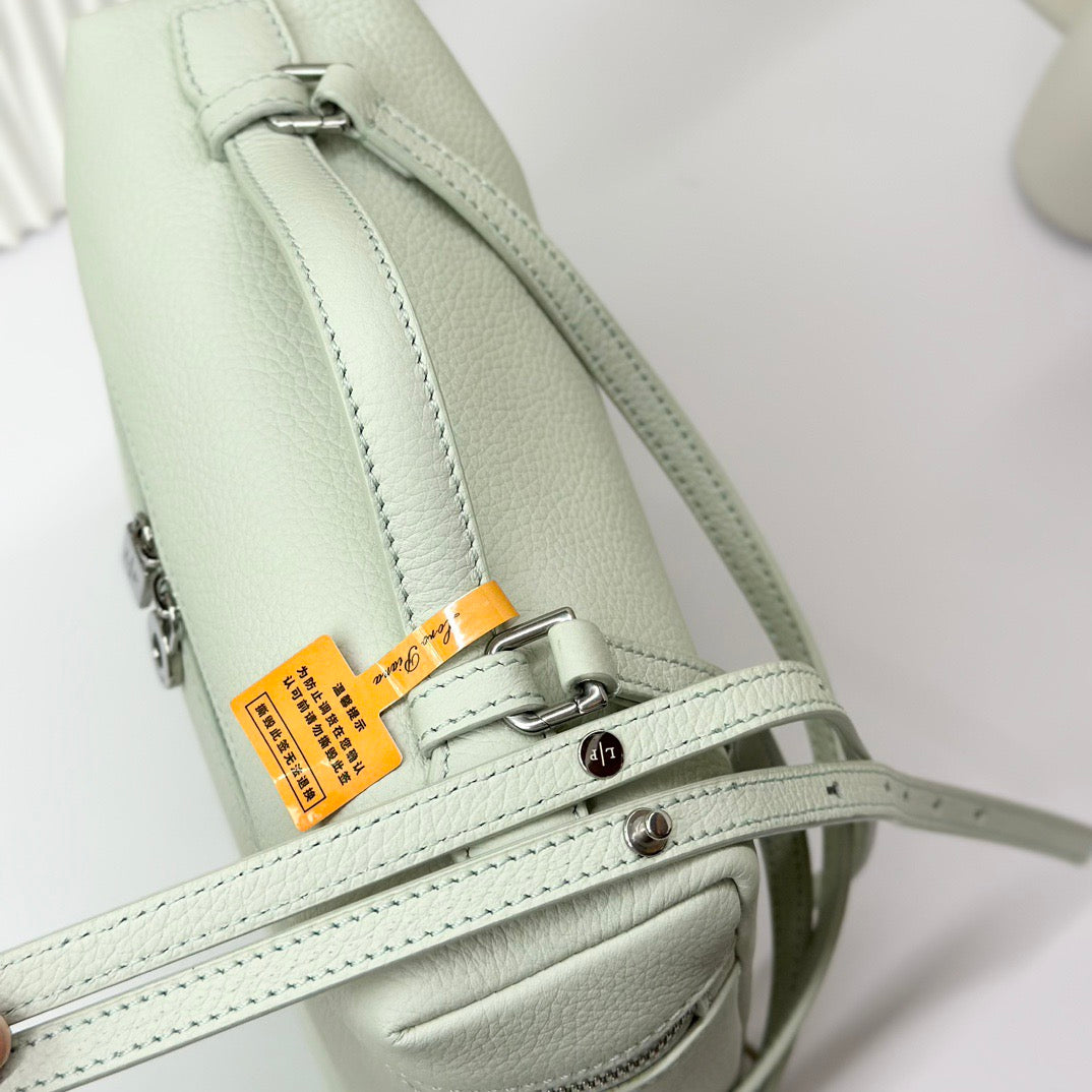 Off-white, Light sky blue and Blue Bag