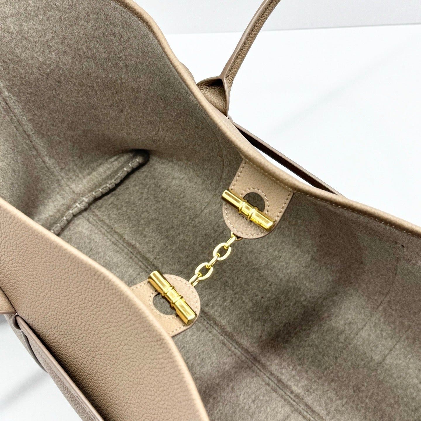 Taupe, Black and Burgundy Bag