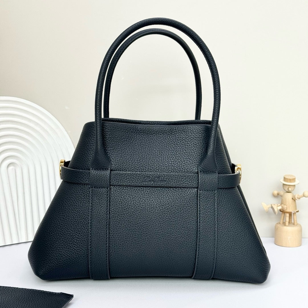 Taupe, Black and Burgundy Bag
