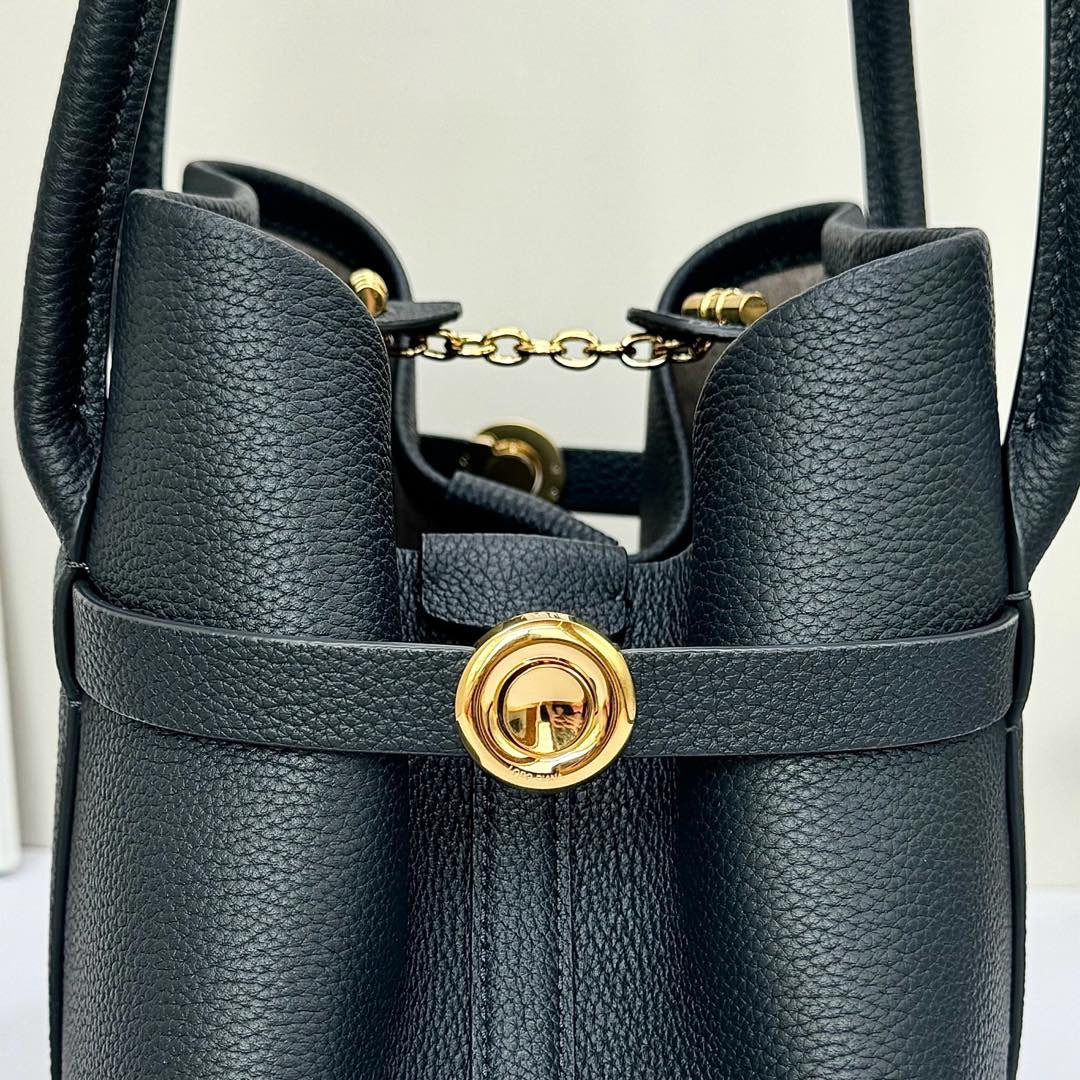 Taupe, Black and Burgundy Bag