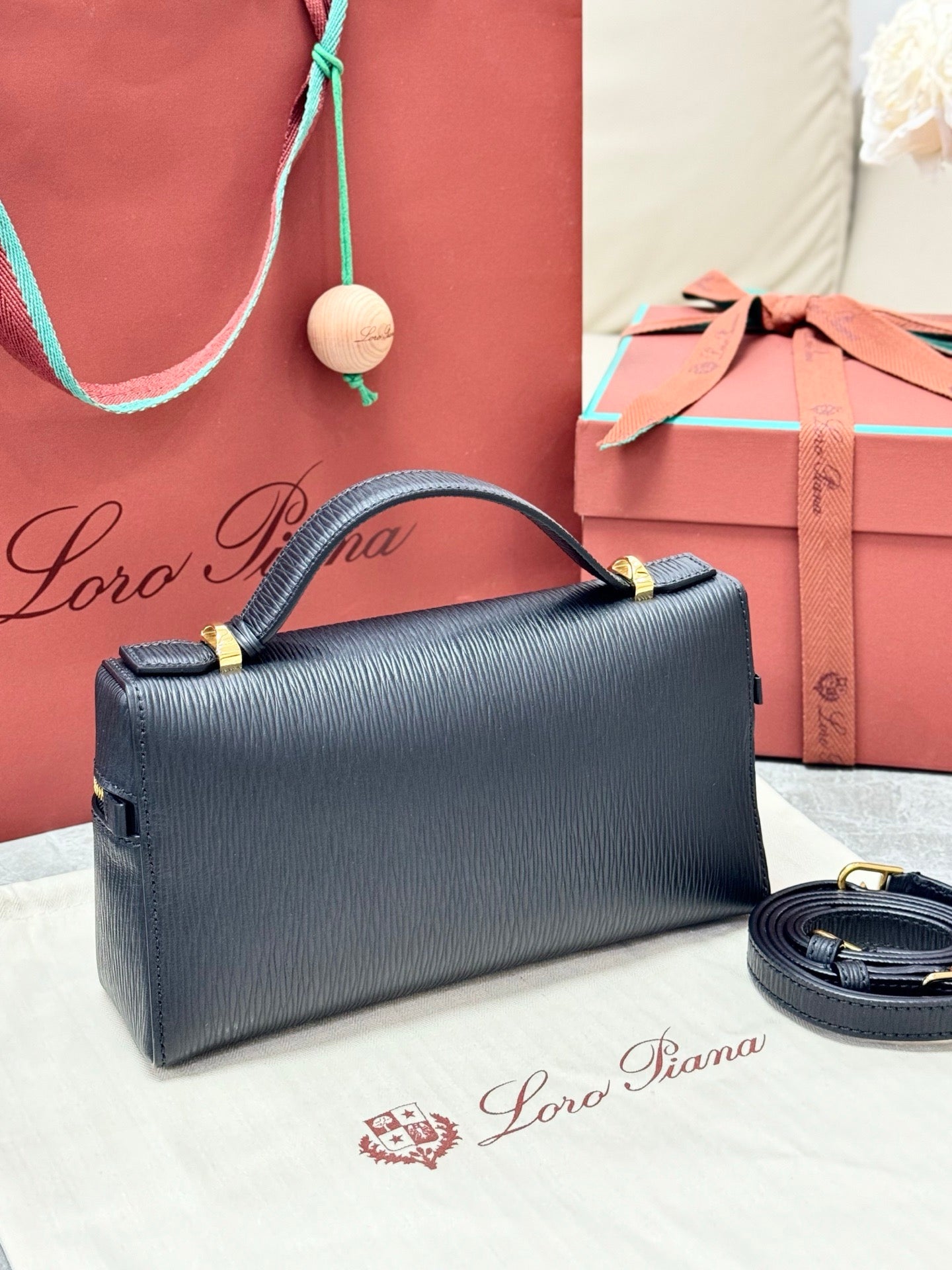 Cream, Beige and Black Bag