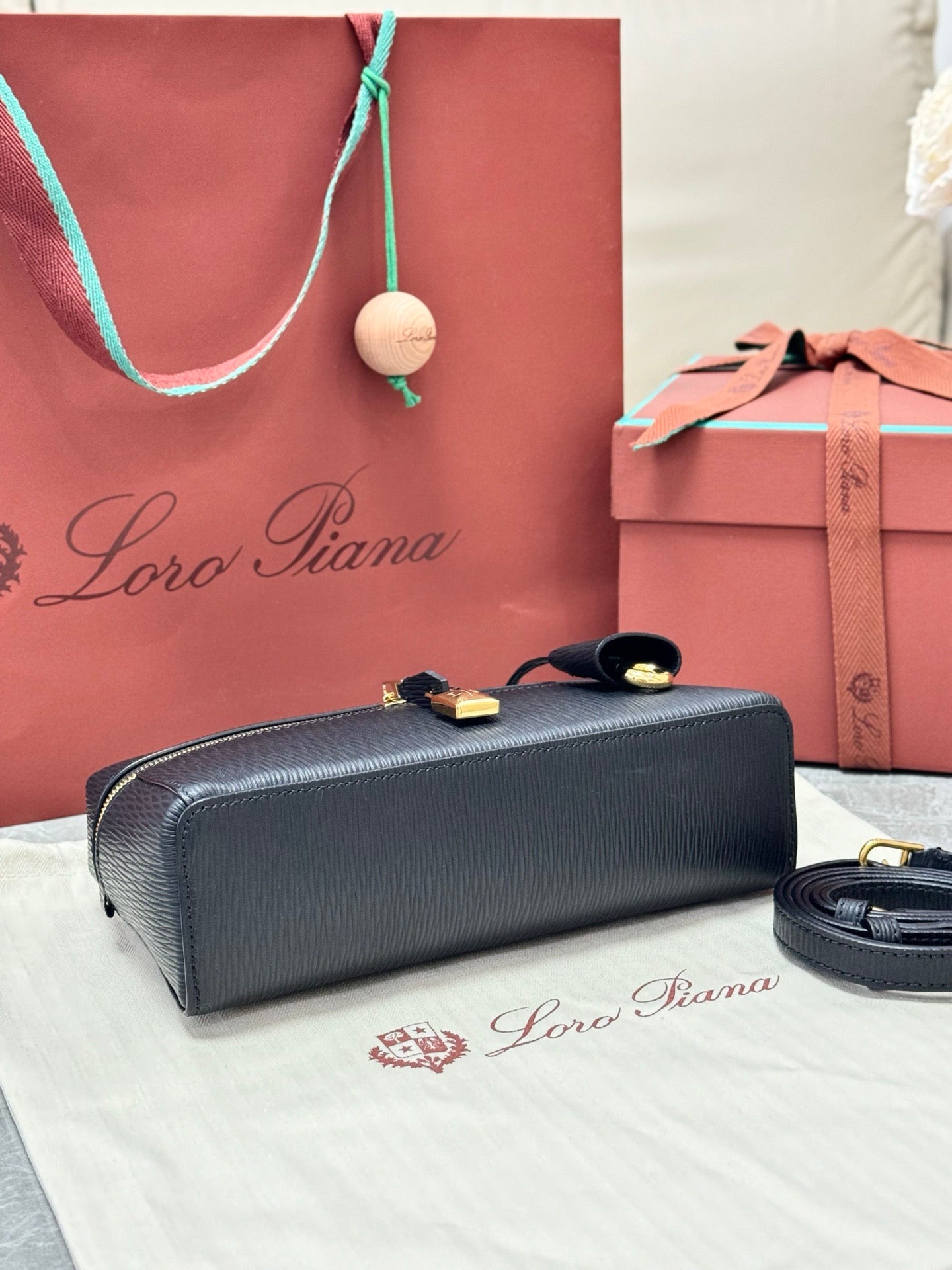 Cream, Beige and Black Bag