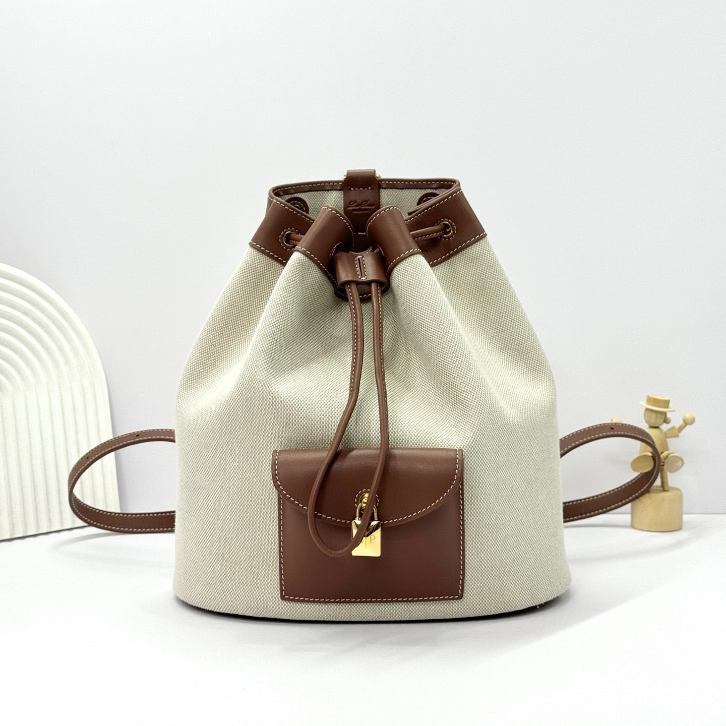 Grey brown Bag