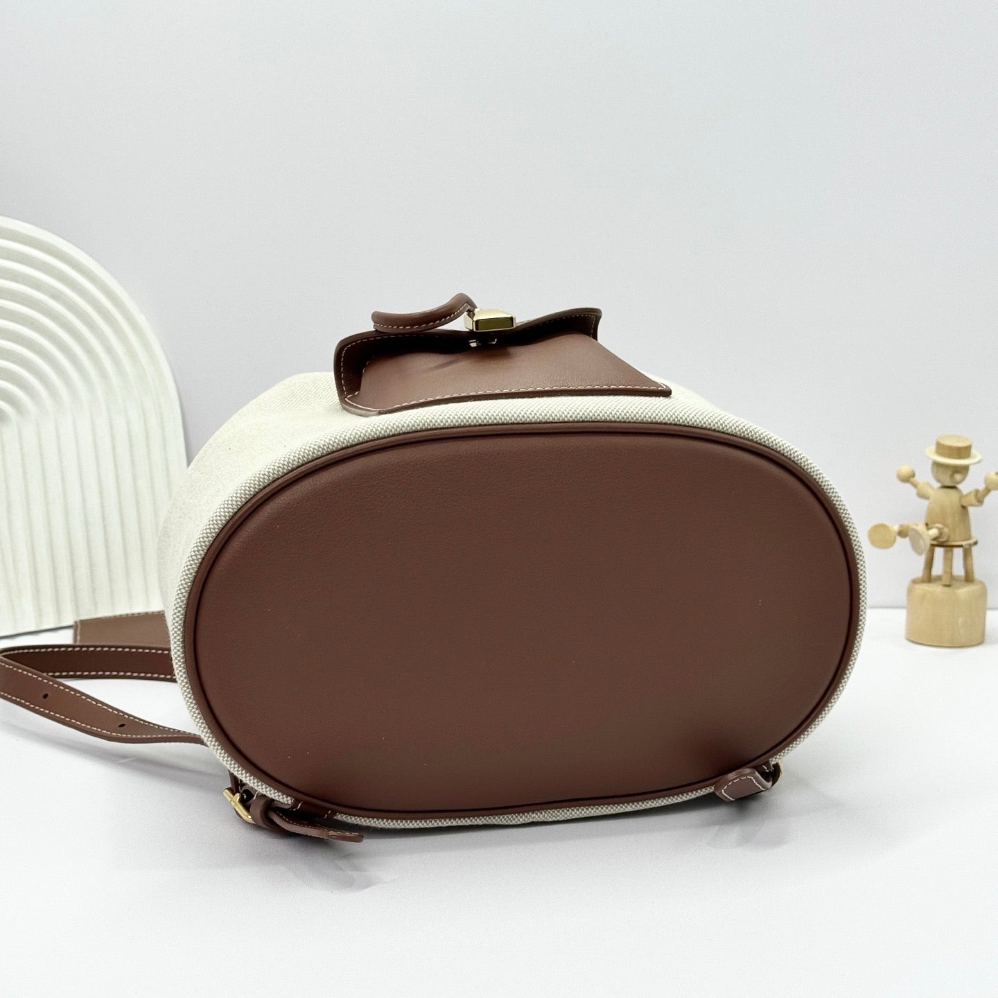 Grey brown Bag