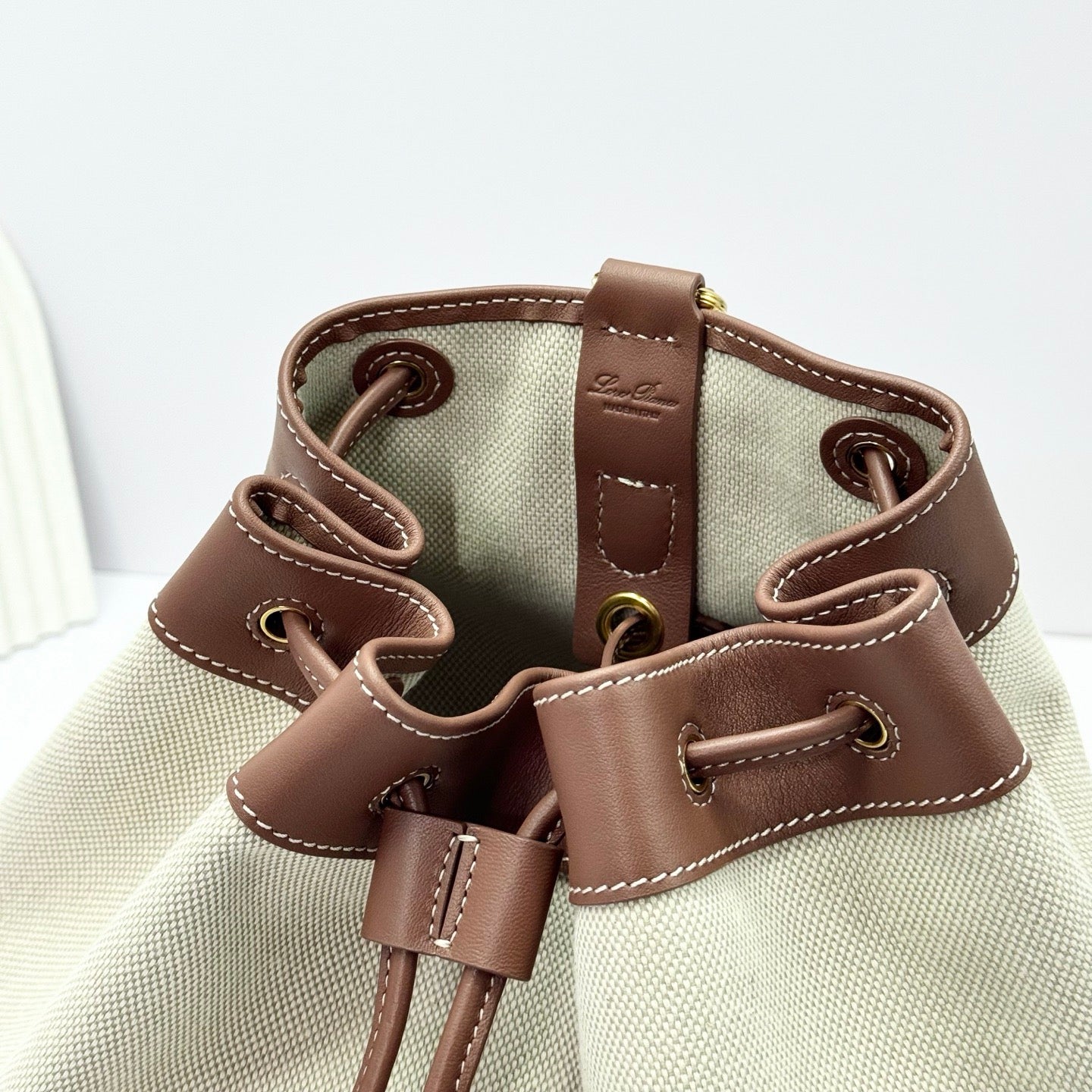 Grey brown Bag