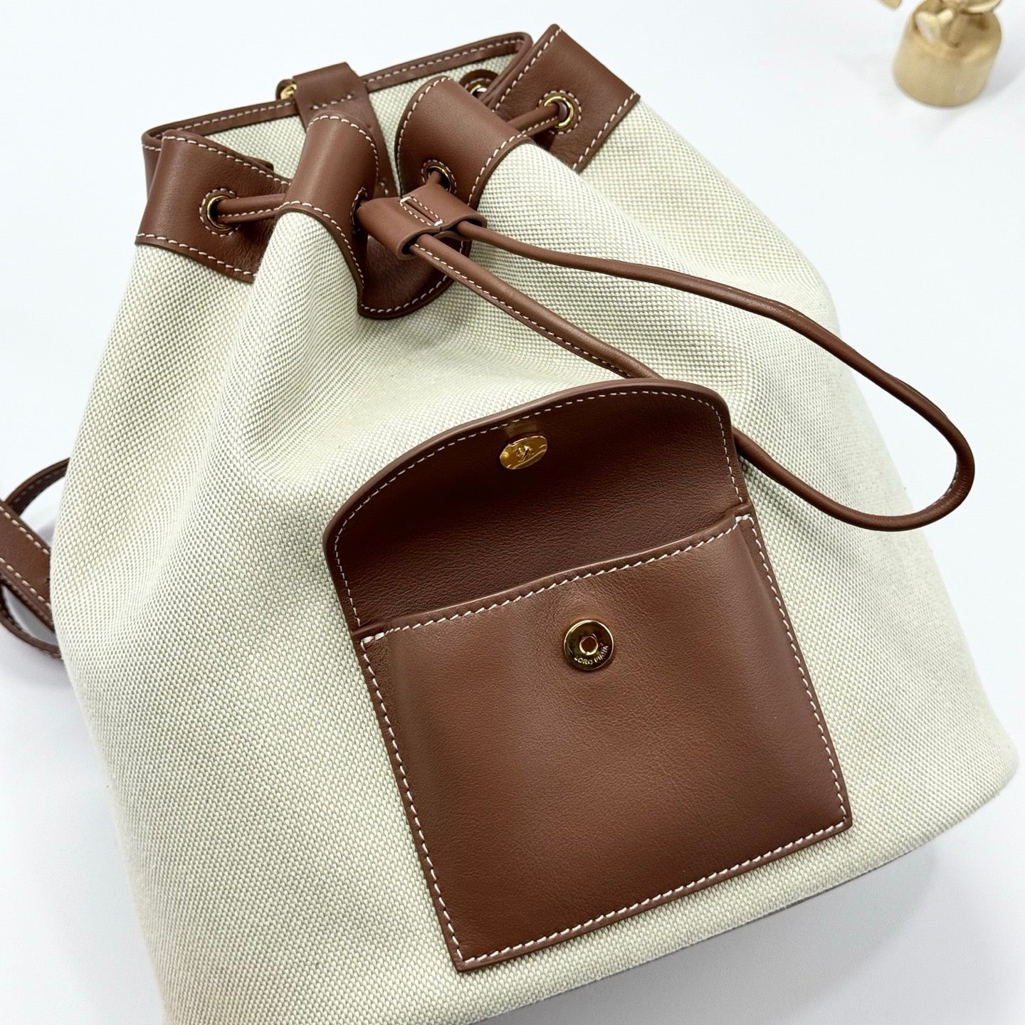 Grey brown Bag