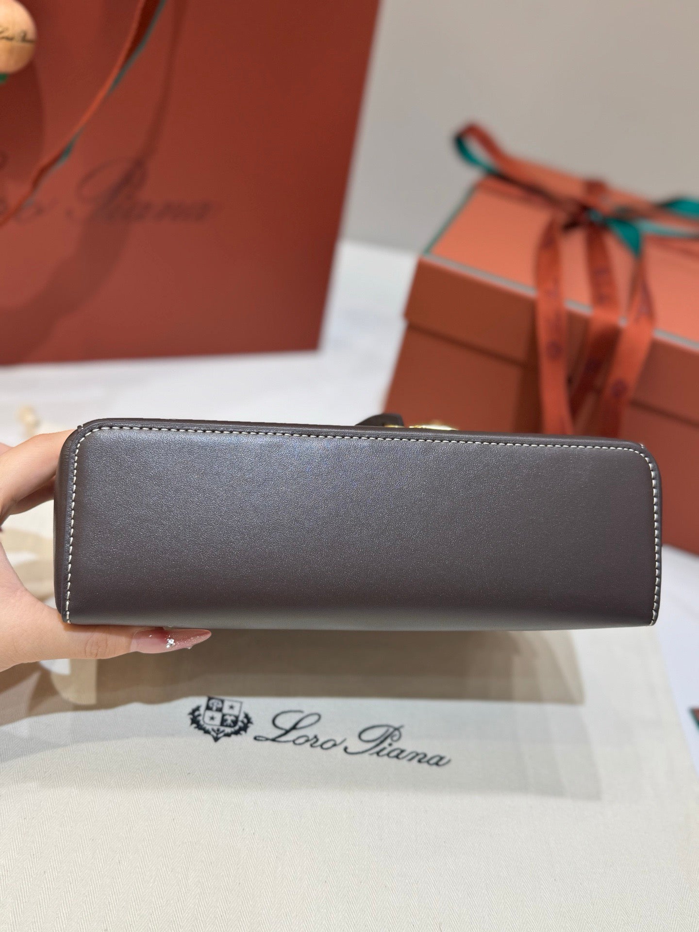 Brown and Black Bag