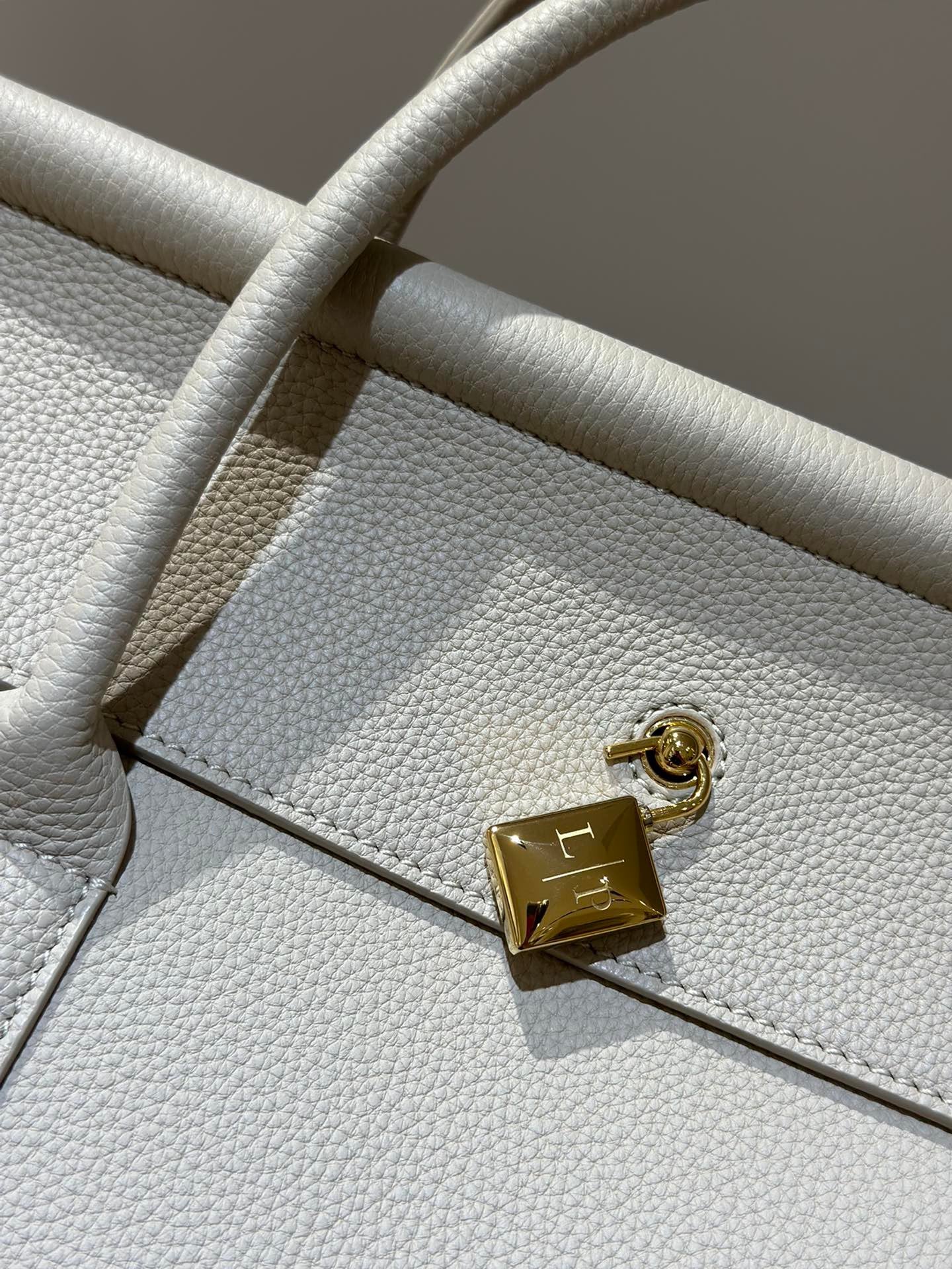 Black and Off-white Bag